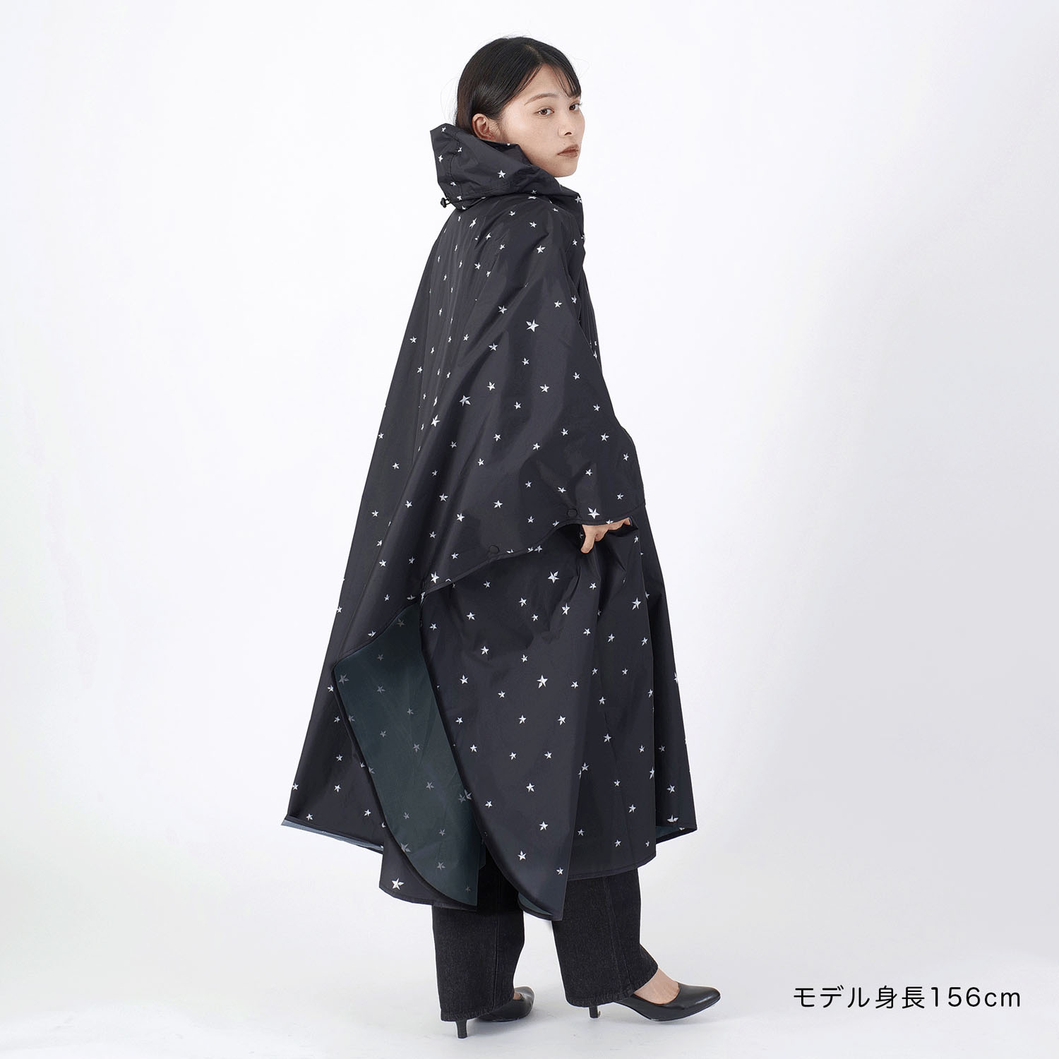 【nifty colors】 レインポンチョ - 画像3