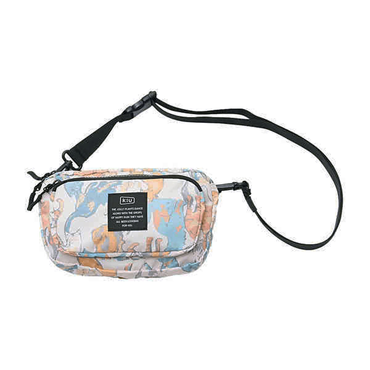 Kiu 300Dフロントポケットミニショルダーバッグ - 画像14