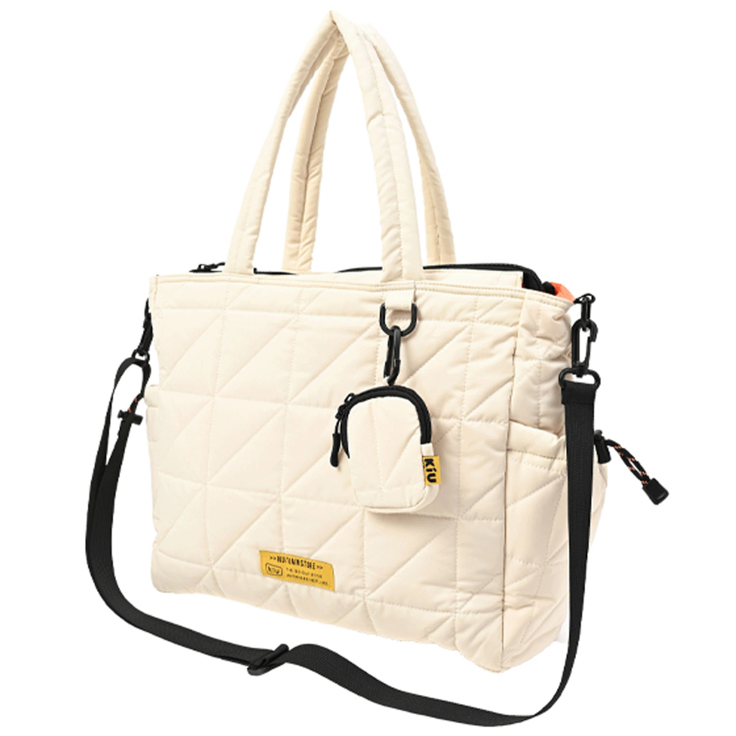 Kiu スクエアパデット マルチパ－パス トートバッグ - 画像3