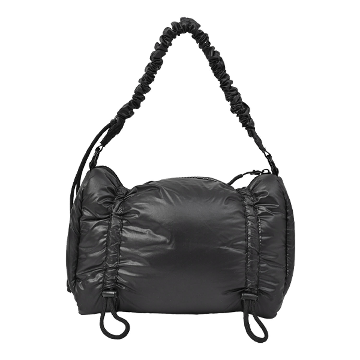 Kiu パフィー ギャザーハンドルバッグ - 画像3