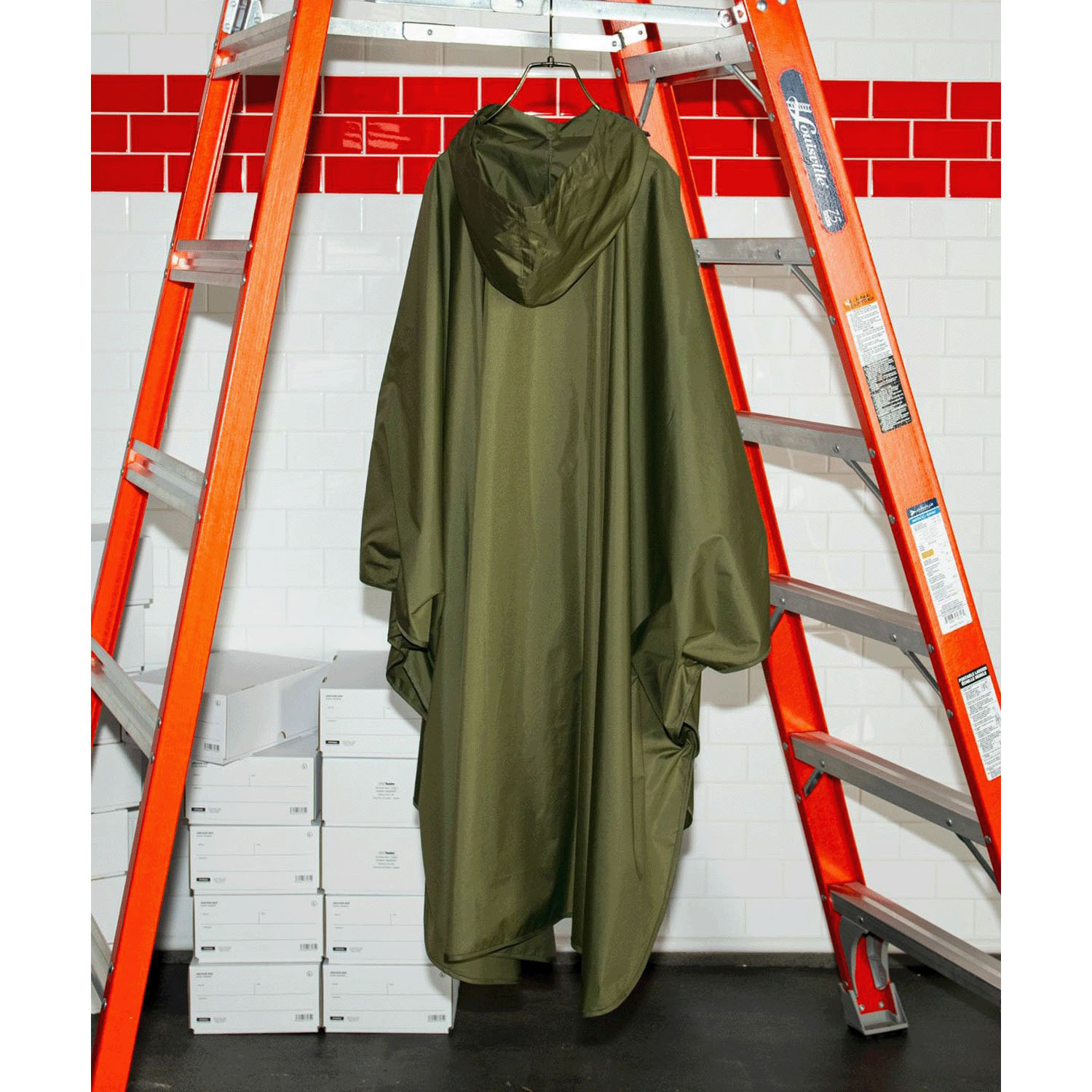 Wpc．バイカラーポンチョ - 画像8