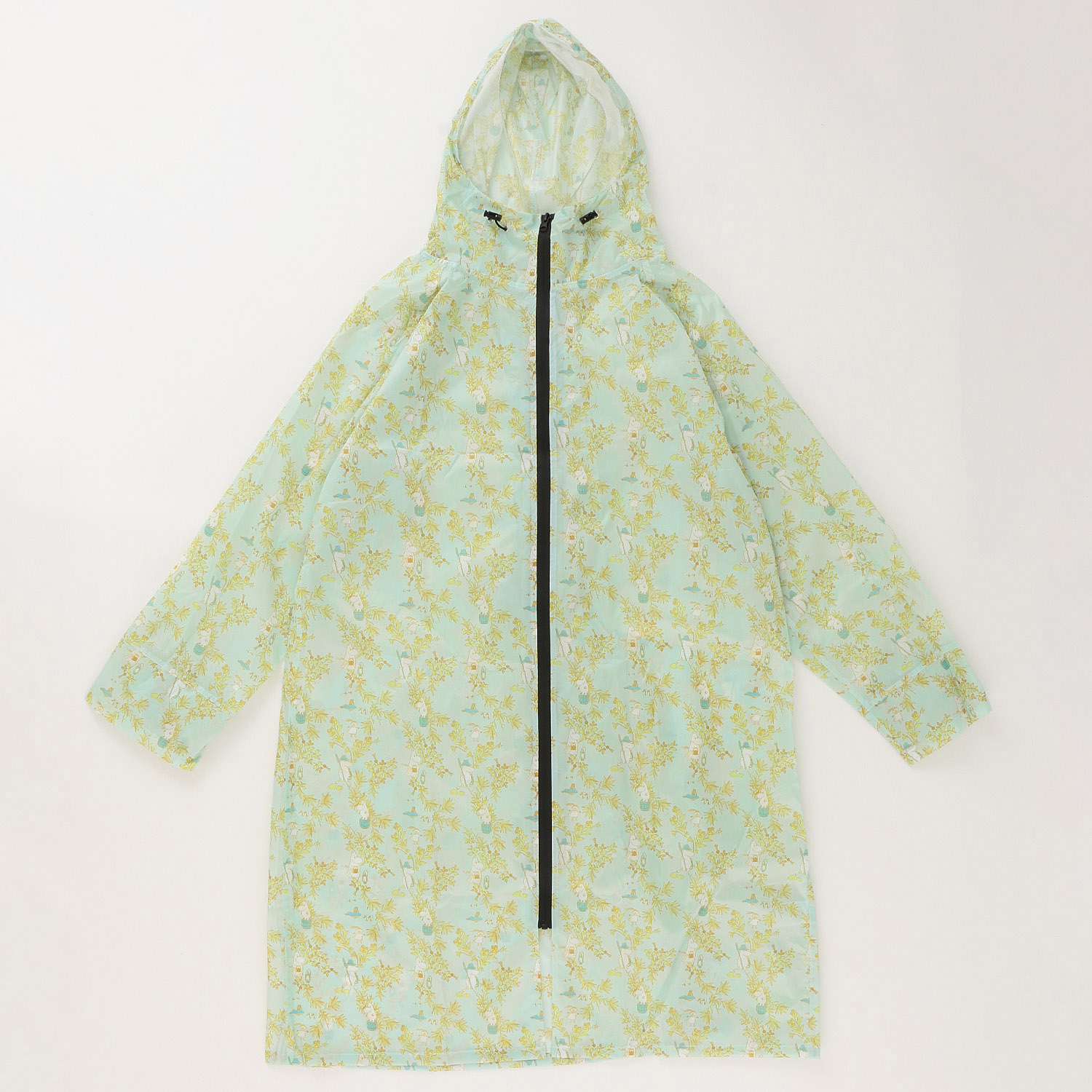 MOOMIN レインポンチョ 諸島柄