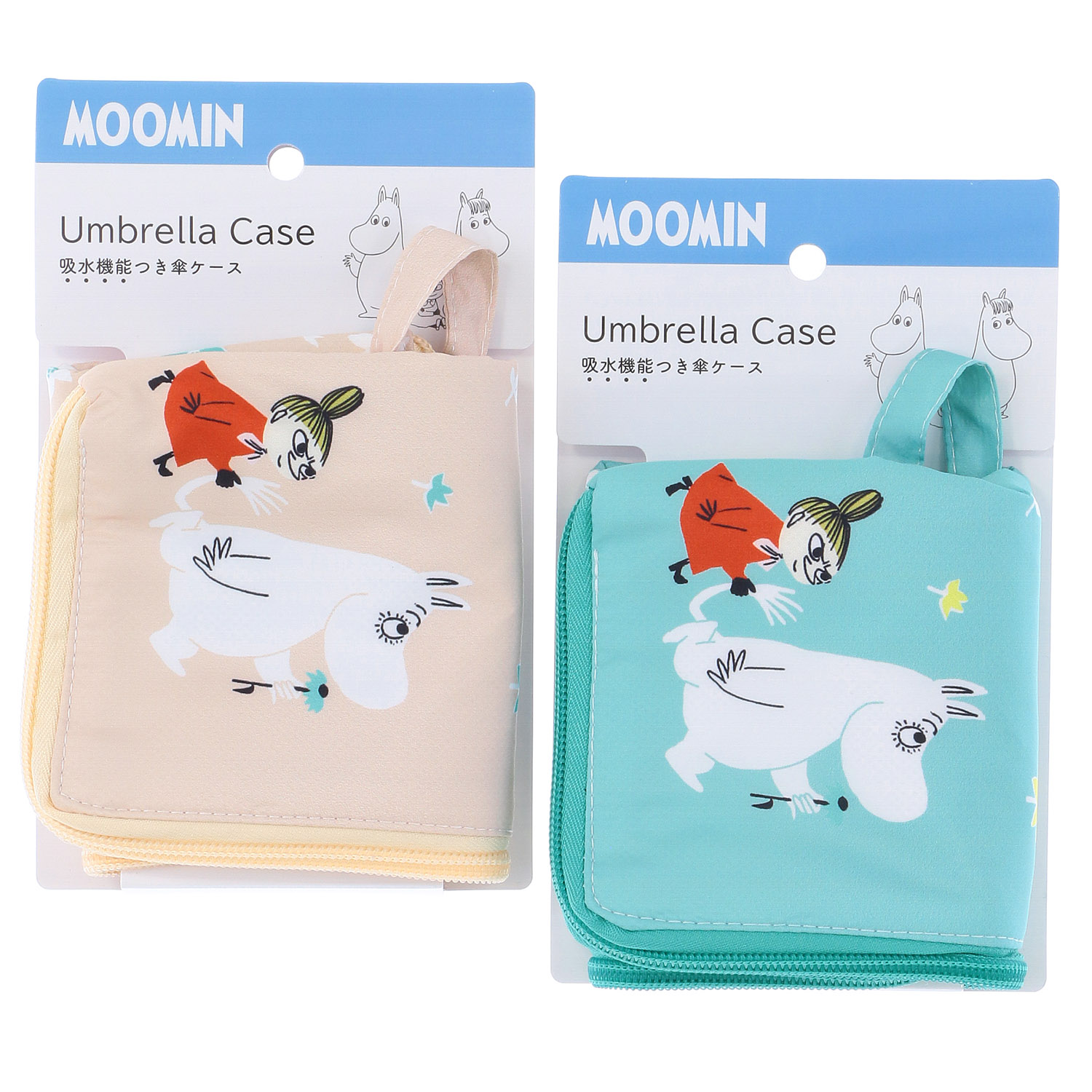 MOOMIN 吸水機能付き傘ケース ムーミンとリトルミイ