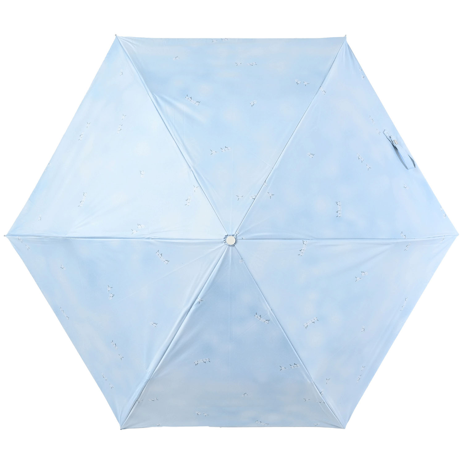 晴雨兼用 2サイドシマエナガ折傘 - 画像3