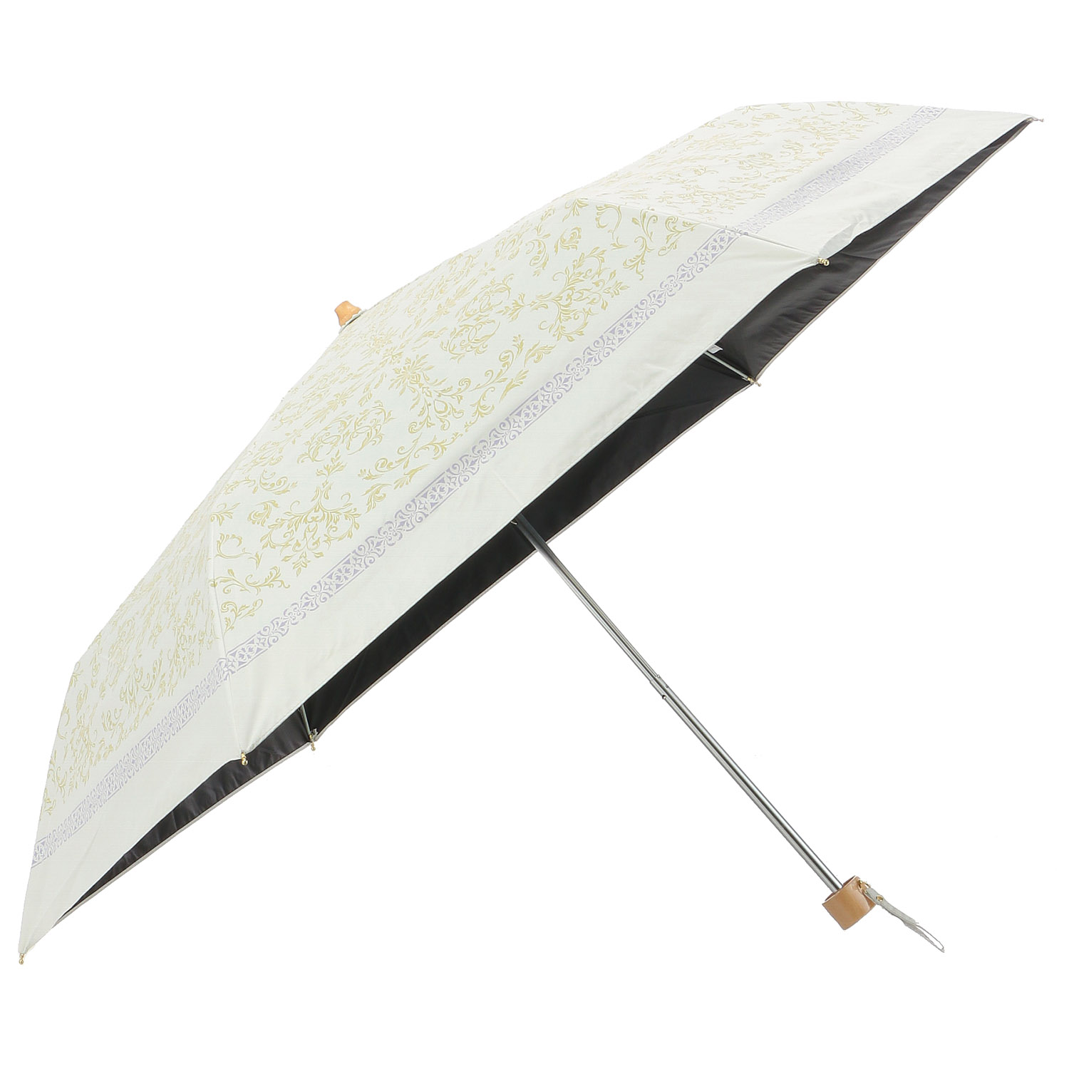 晴雨兼用 PU エパヌイールアラベスクミニ傘 - 画像4