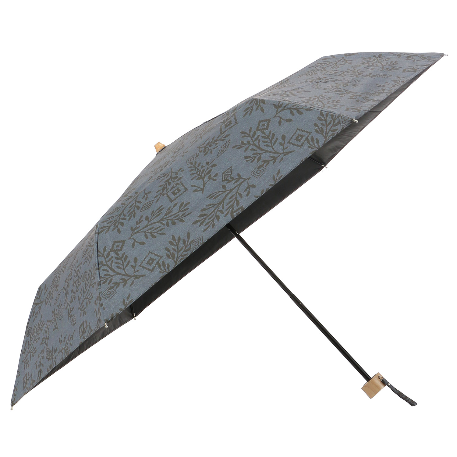 晴雨兼用 PU エパヌイールリーフミニ傘 - 画像1