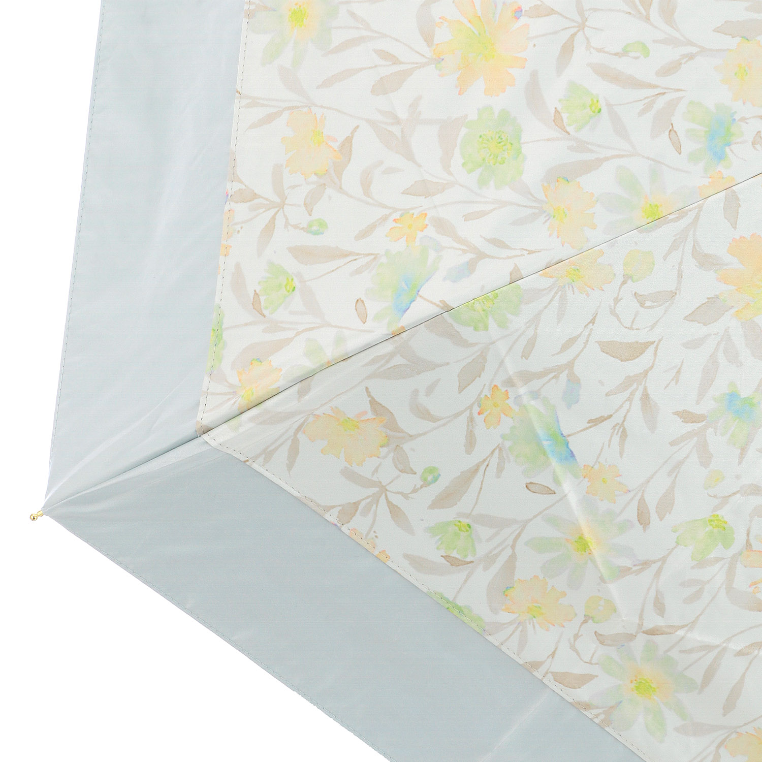 【軽量】 晴雨兼用 PU ぼかしフラワー切り継ぎミニ傘 - 画像3