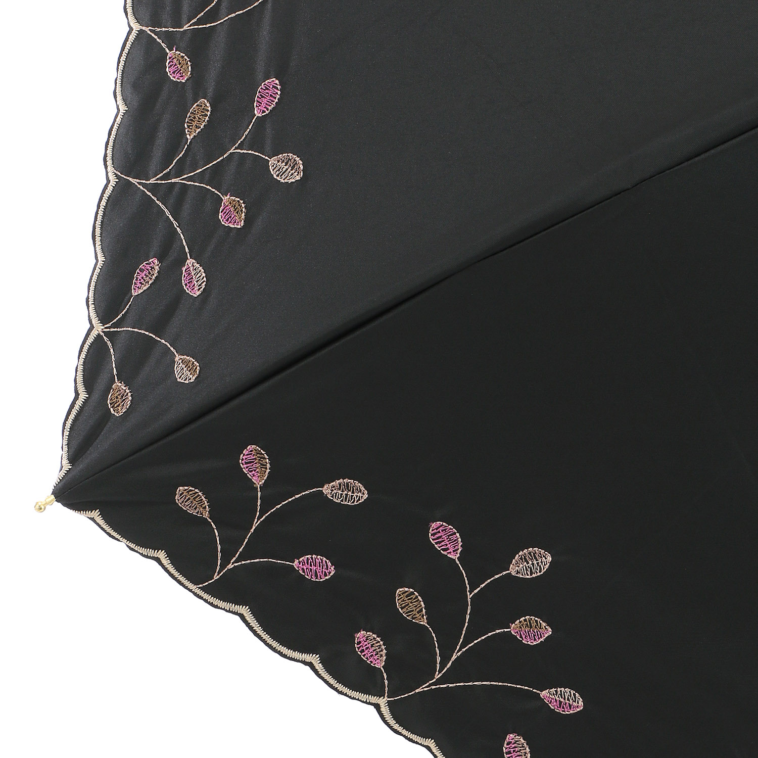 【軽量】 晴雨兼用 PU ボタニカルアートミニ傘 - 画像3