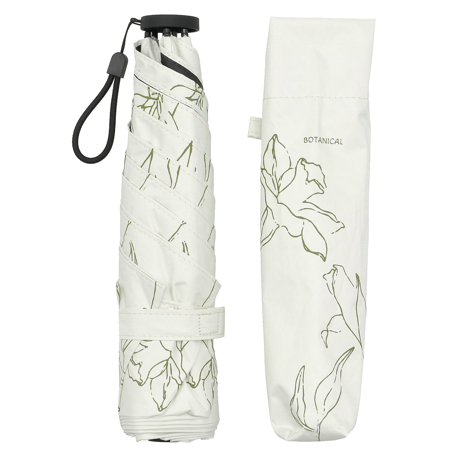 【超軽量】 晴雨兼用 PUボタニカルミニ傘 - 画像3