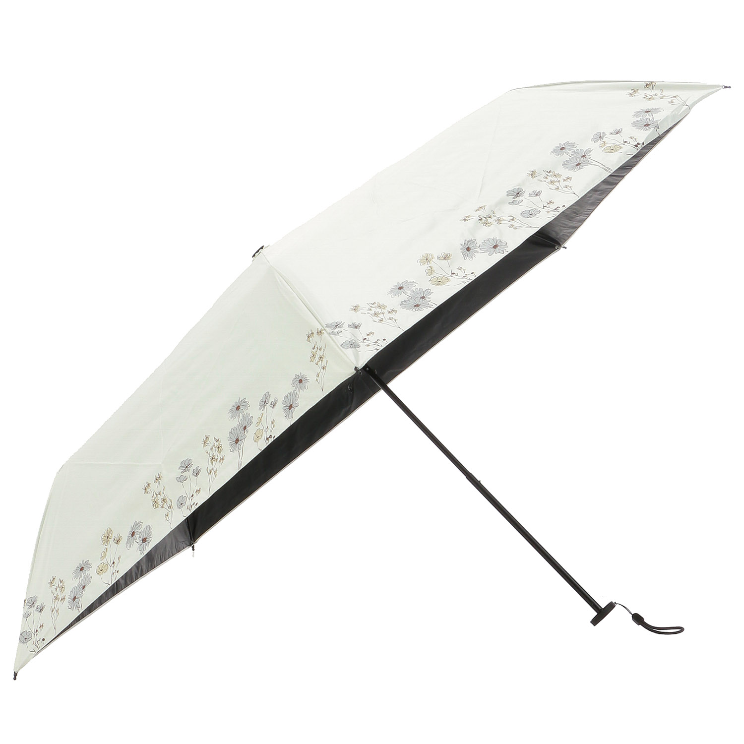 【超軽量】 晴雨兼用 PU マーガレットミニ傘 - 画像1