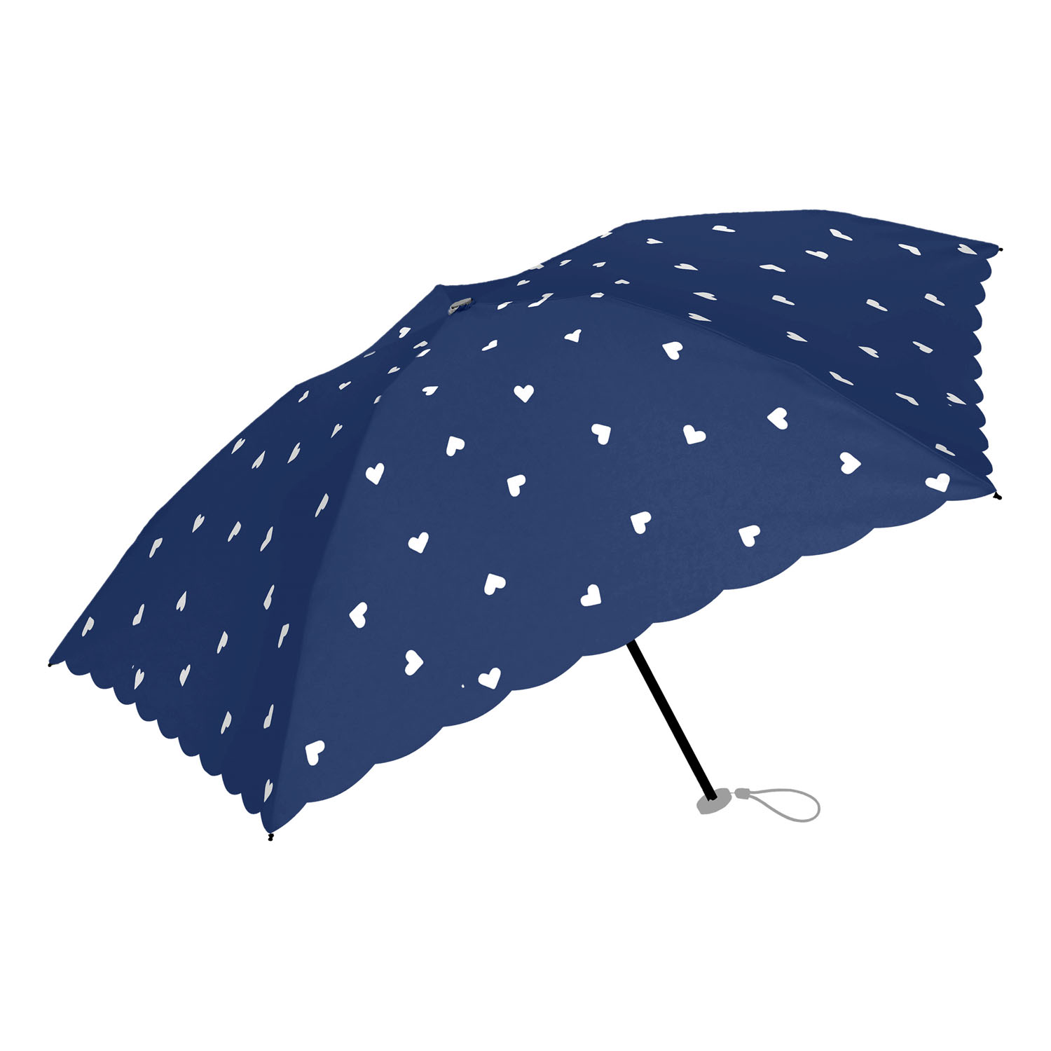 【assa】 超軽量ハート晴雨兼用折傘 - 画像8