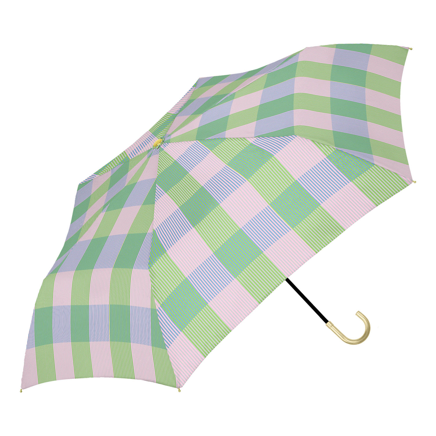 【assa】 晴雨兼用シアーチェックミニ傘