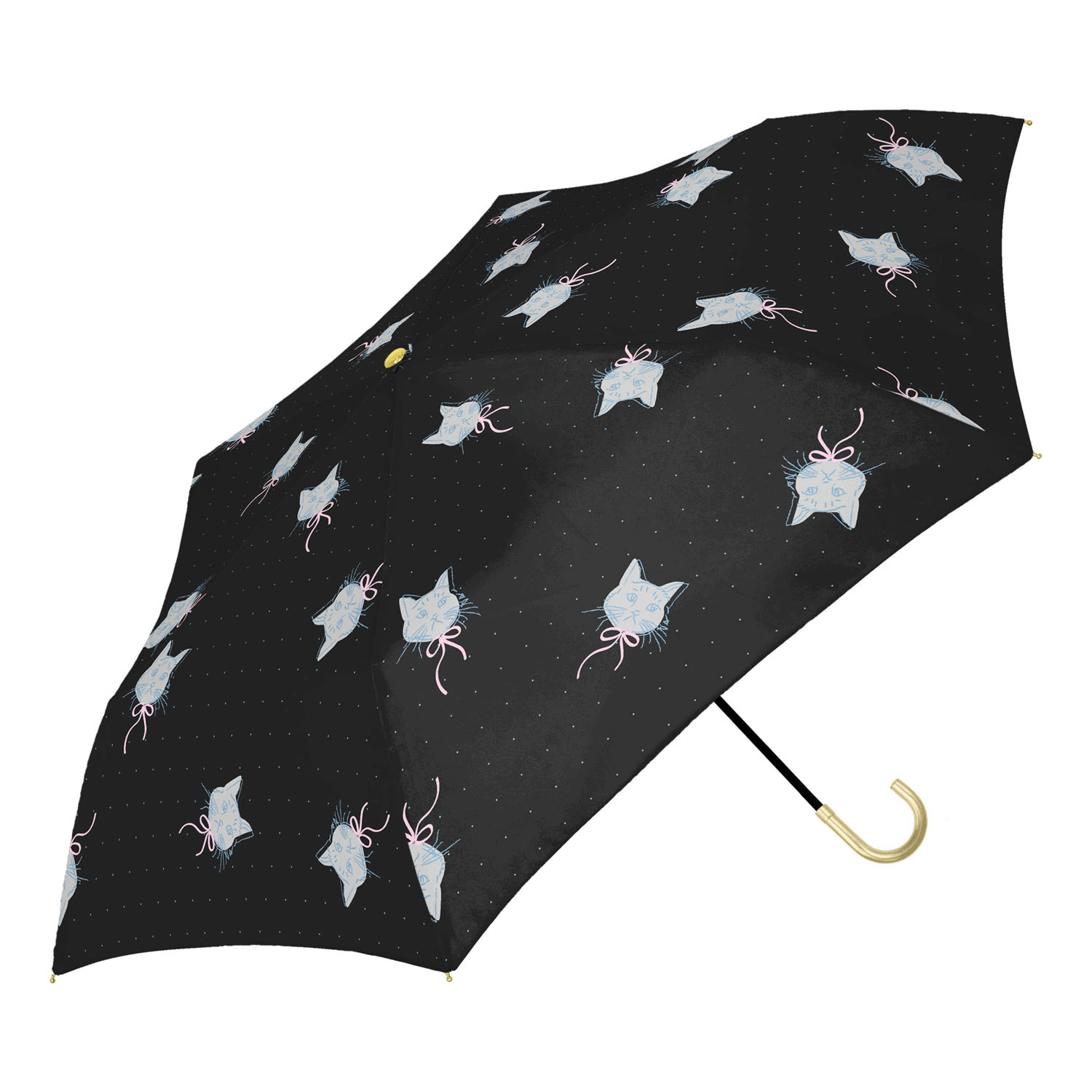 【assa】 晴雨兼用キャットミニ傘 - 画像1