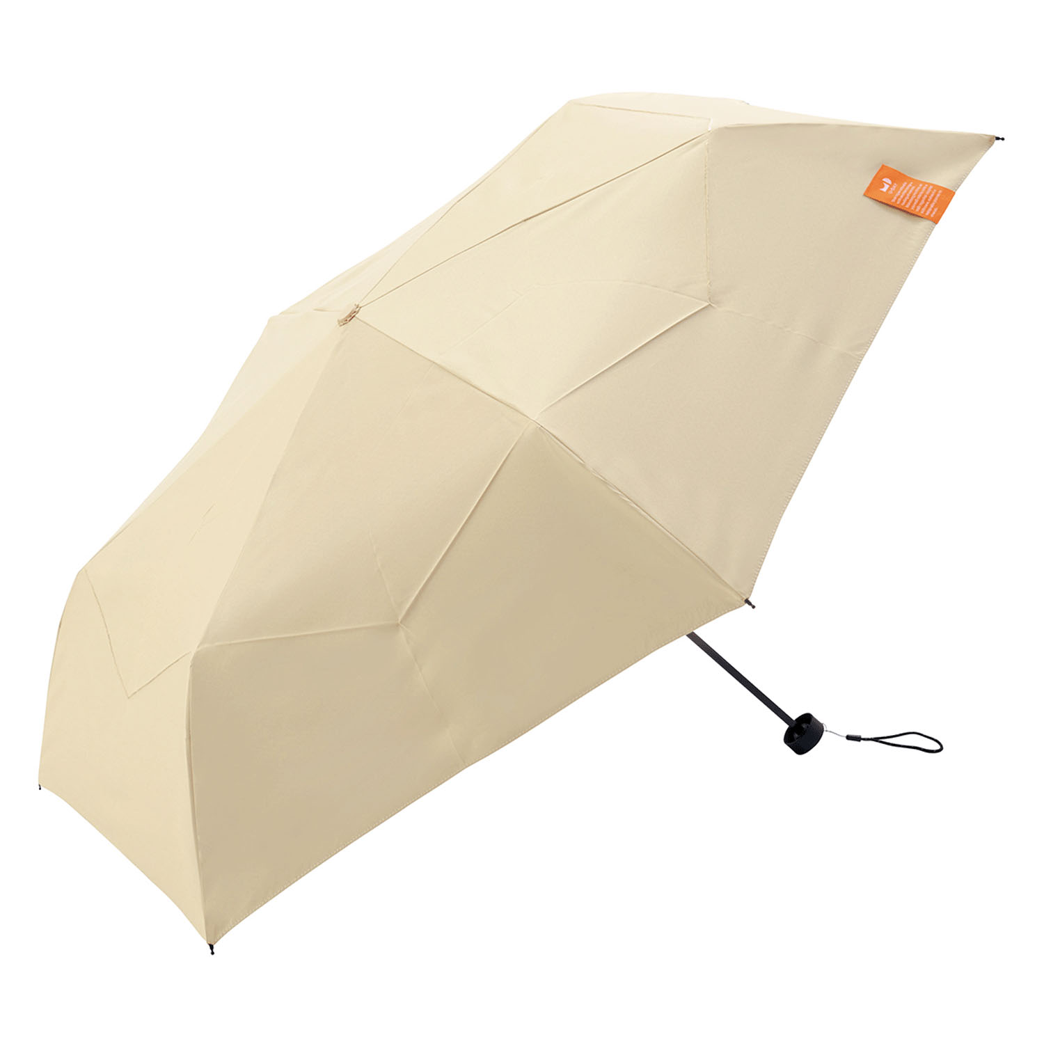 【形状記憶仕様、畳みにくさを軽減！】 【because】 オールウェザースマートプレーン折傘 - 画像6