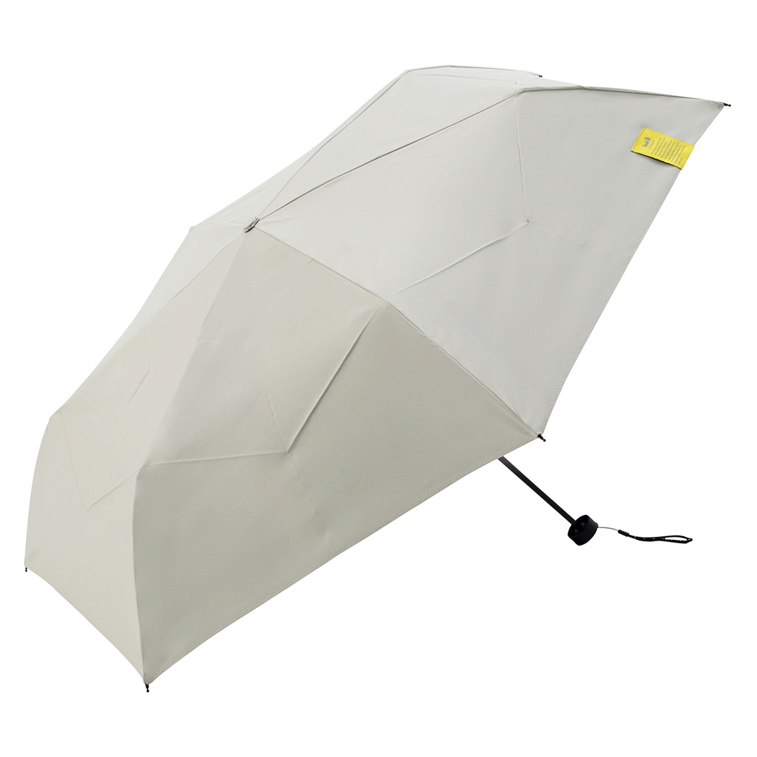 【形状記憶仕様、畳みにくさを軽減！】 【because】 オールウェザースマートプレーン折傘 - 画像1