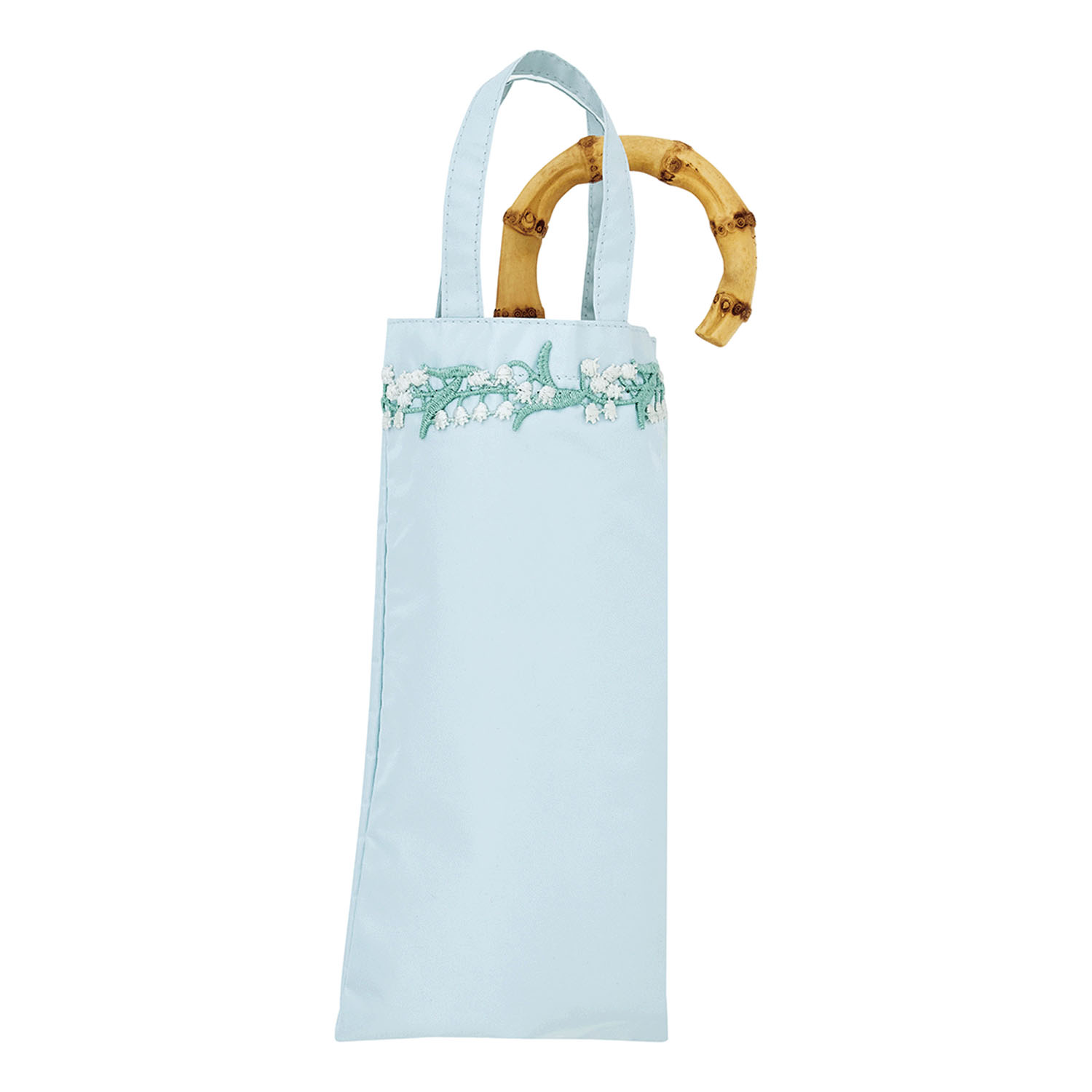 【because】 晴雨兼用 フラワーレース折傘 - 画像4