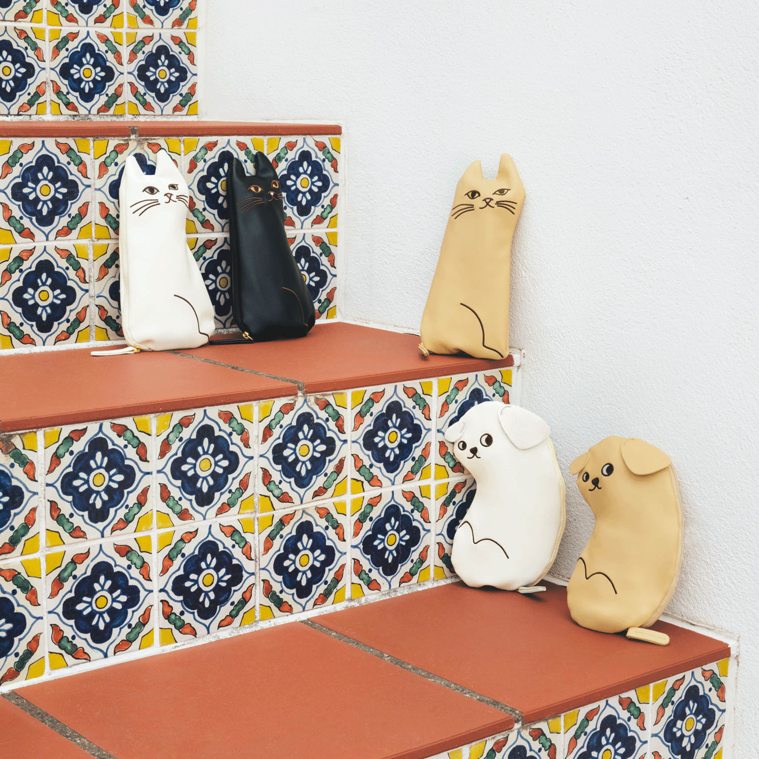 【because】 晴雨兼用 お出かけドッグ折傘 - 画像1