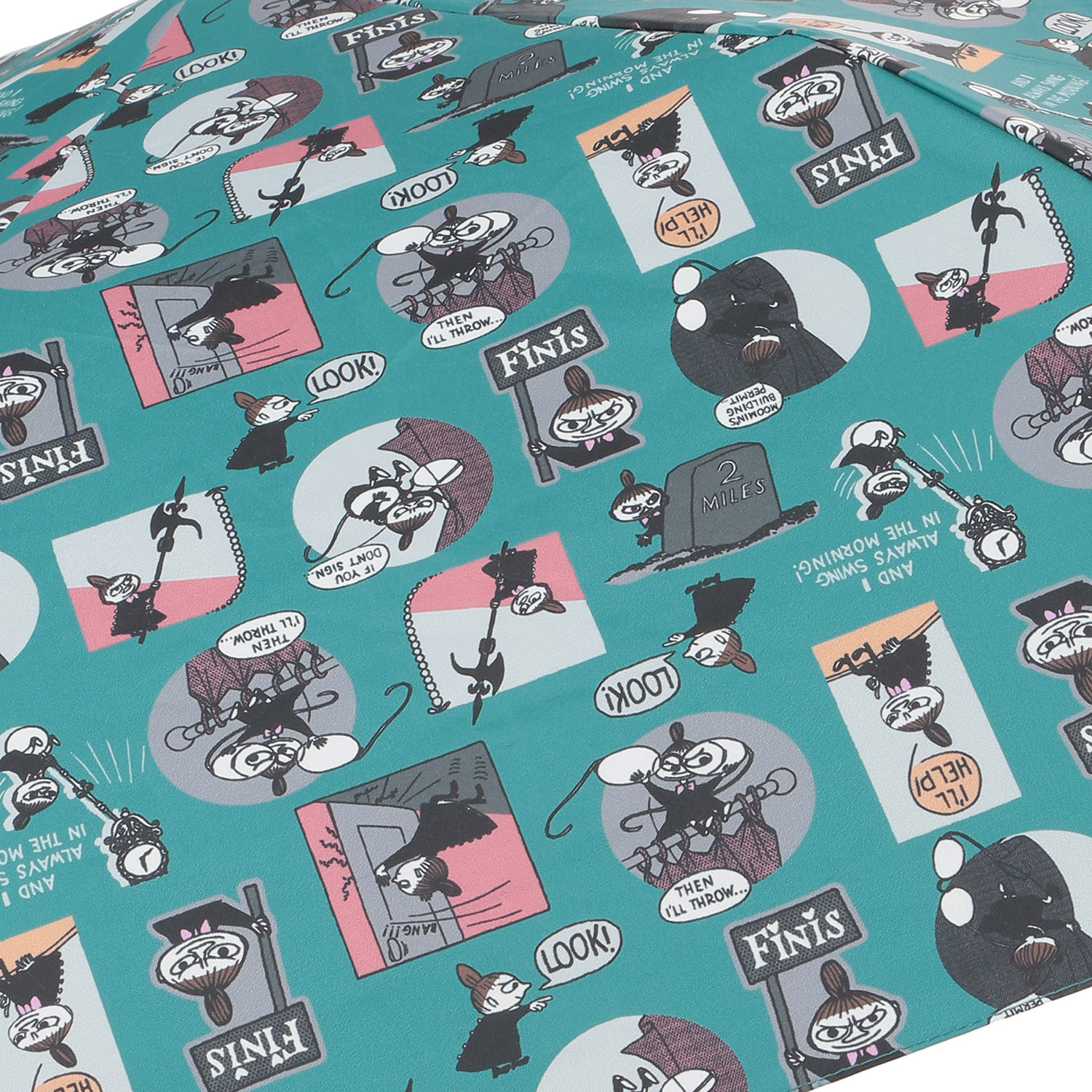 晴雨兼用傘 MOOMIN リトルミイバッジアート ミニ傘 - 画像3