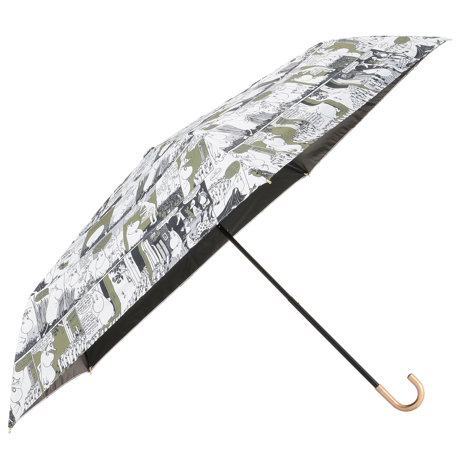 晴雨兼用傘 MOOMIN ムーミンコミック ミニ傘 - 画像1