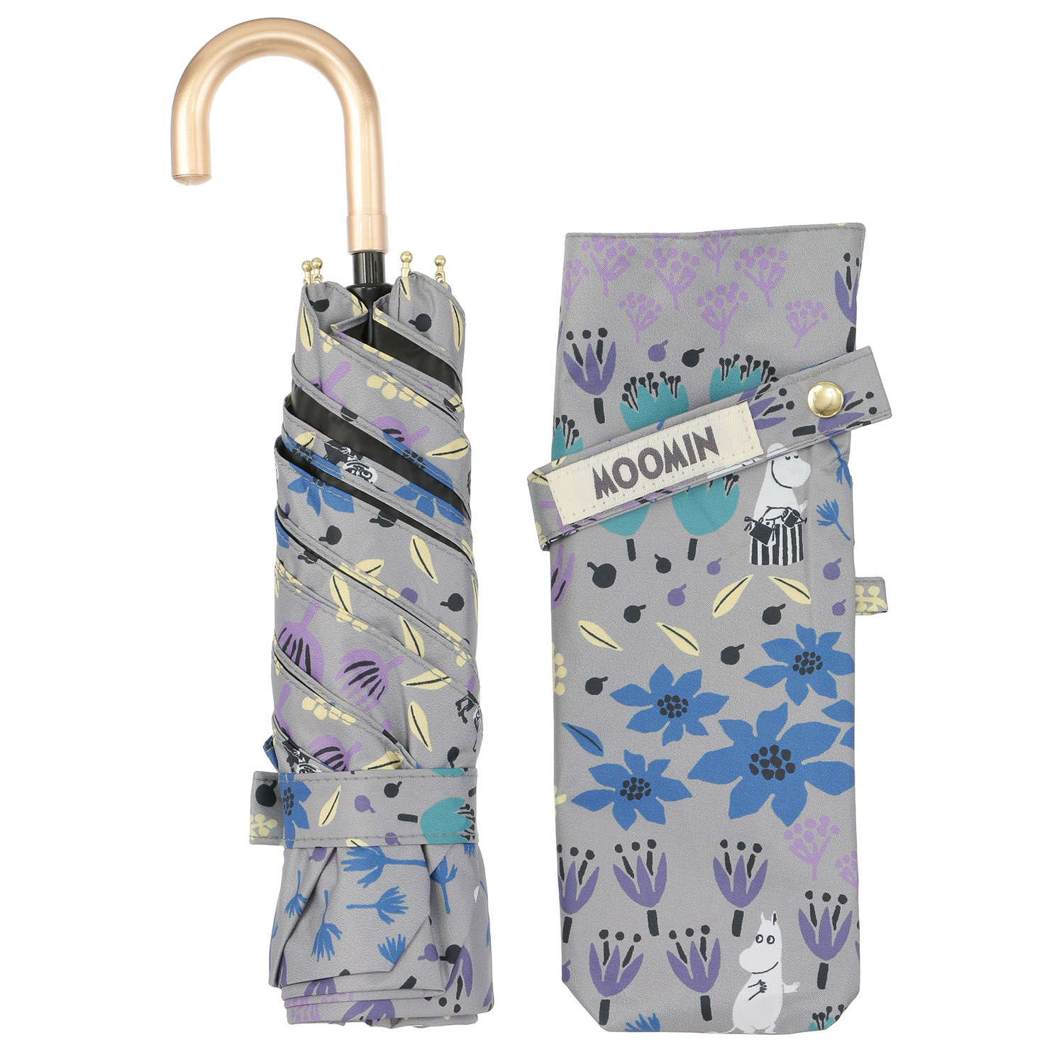 晴雨兼用傘 MOOMIN ムーミンお花畑 ミニ傘 - 画像2