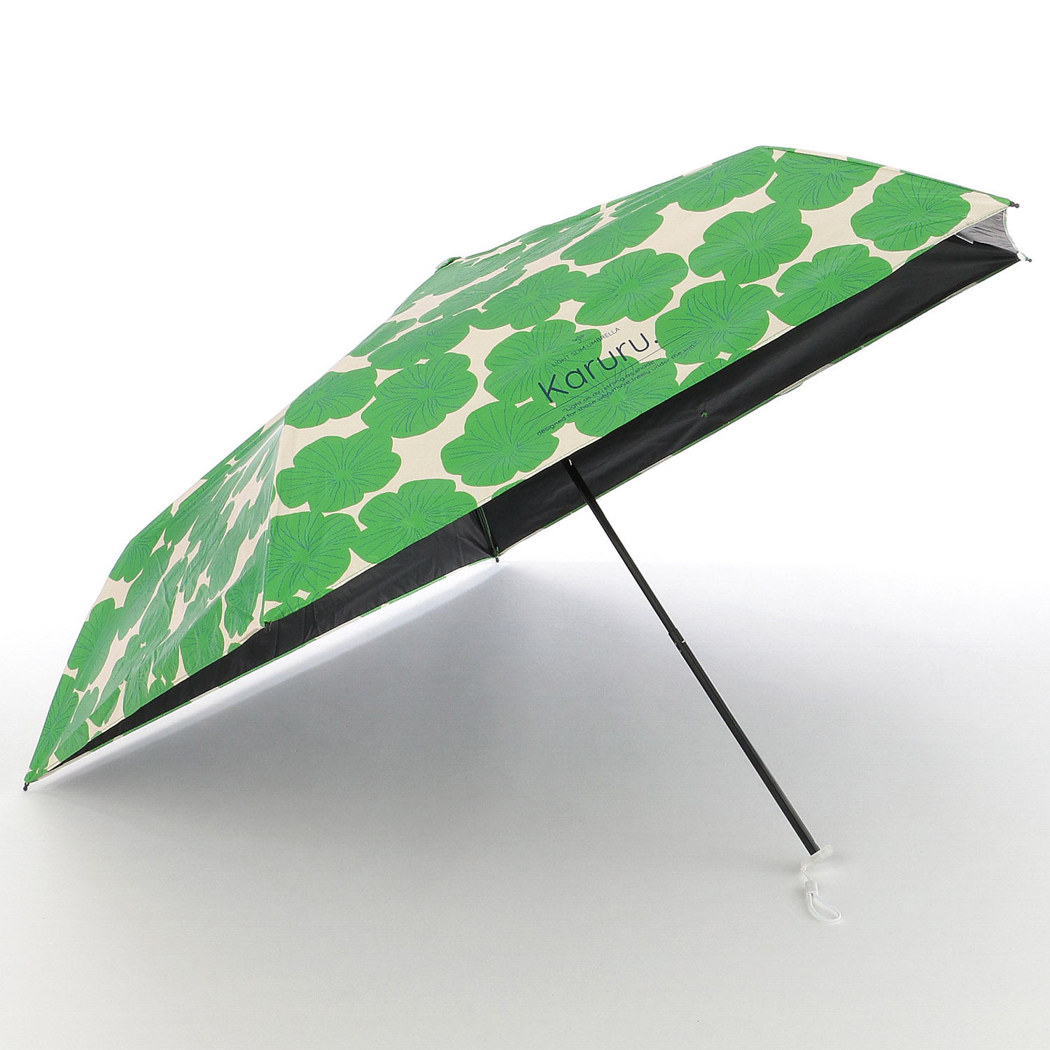 晴雨兼用傘 Karuru超軽量 フラワー柄 - 画像2