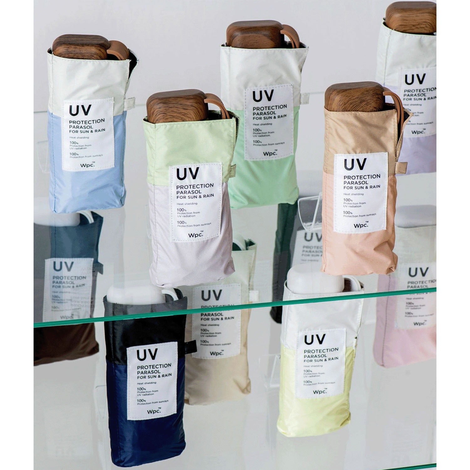 【ダントツ1番人気】 Wpc 遮光切継ぎタイニー 晴雨兼用 折傘