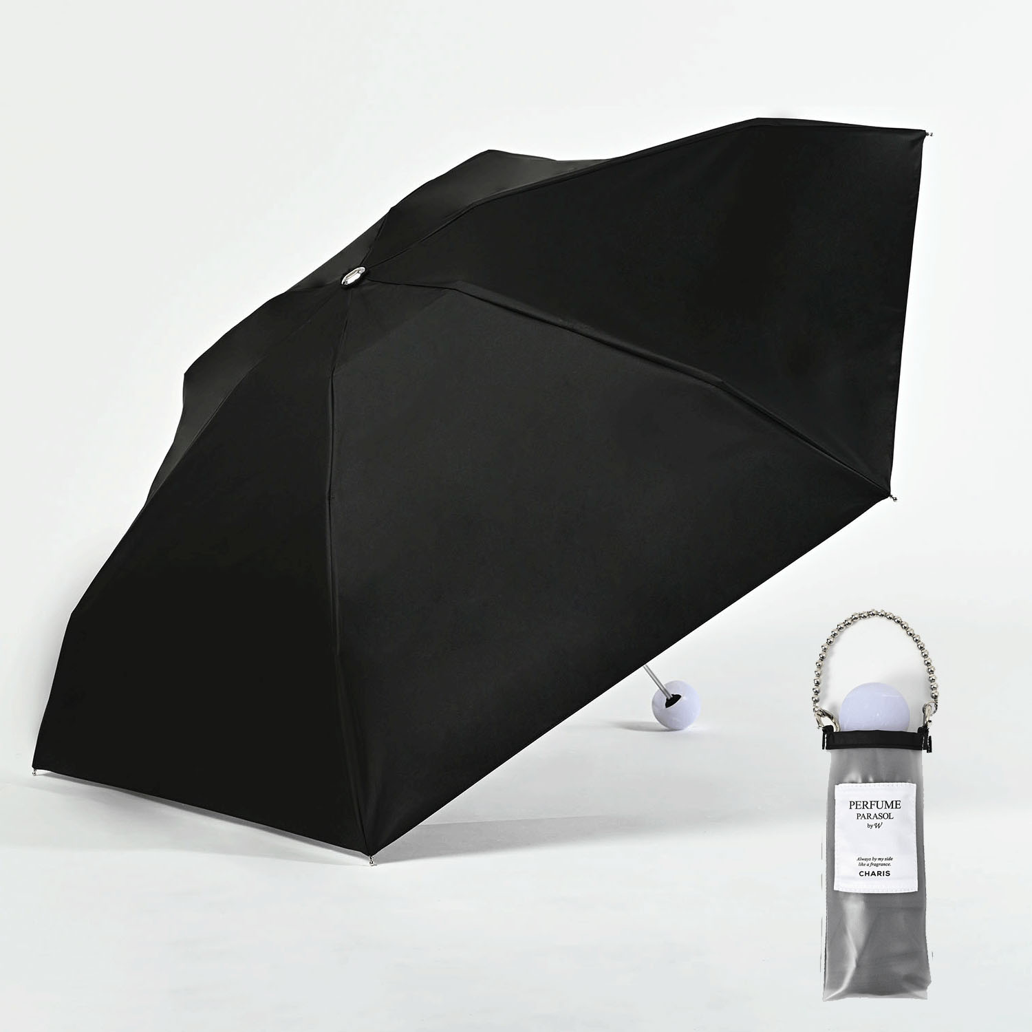 【CHARIS】 晴雨兼用 パフュームコロン折傘 - 画像1