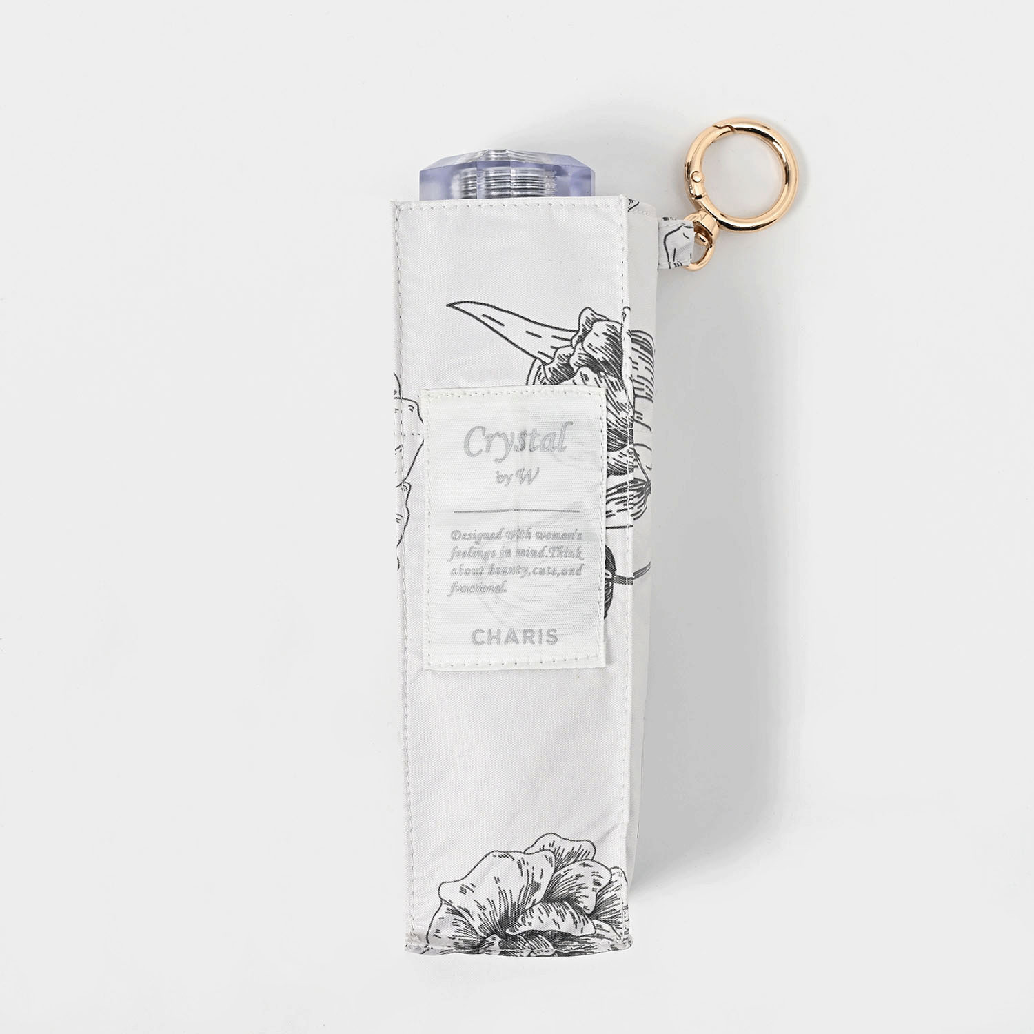 【CHARIS】晴雨兼用 クリスタルWエクラミニ傘 - 画像2