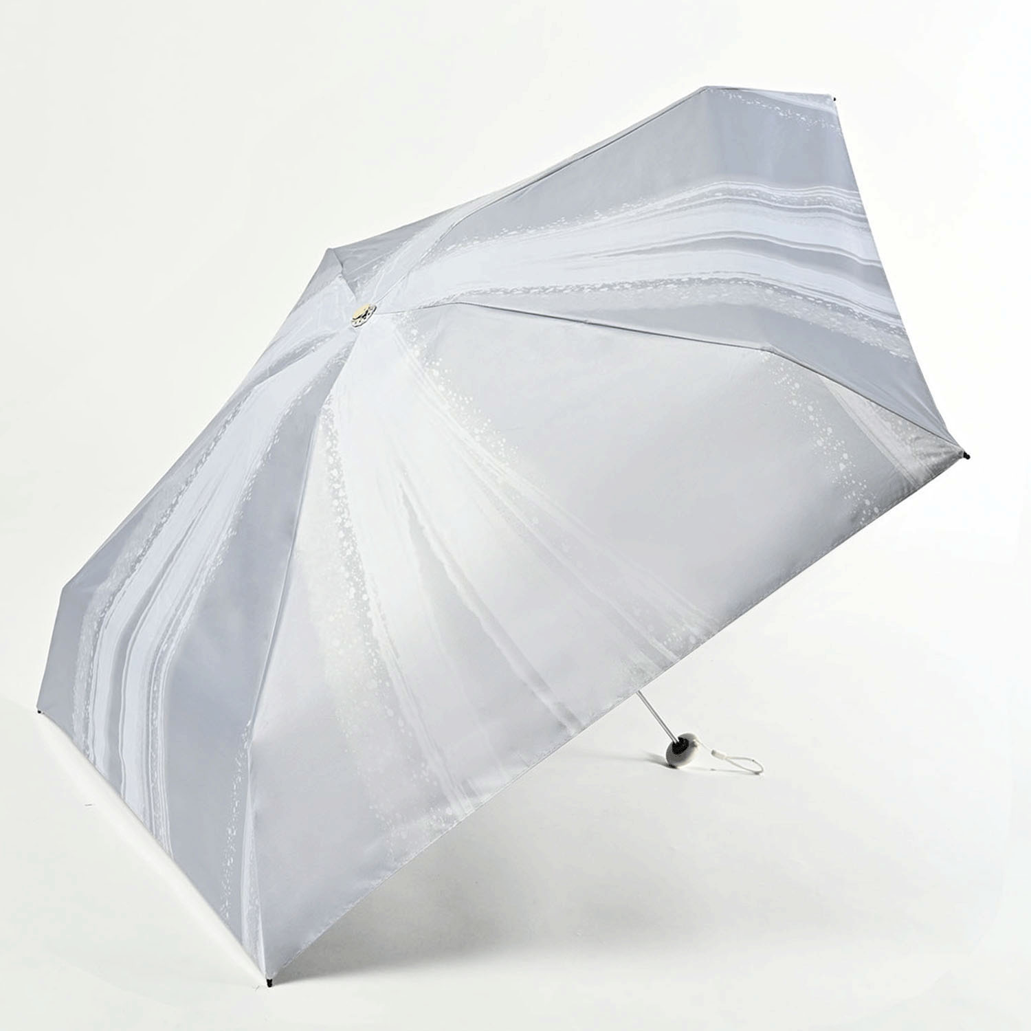 【CHARIS】 晴雨兼用 トライアングルニュアンス折傘 - 画像1