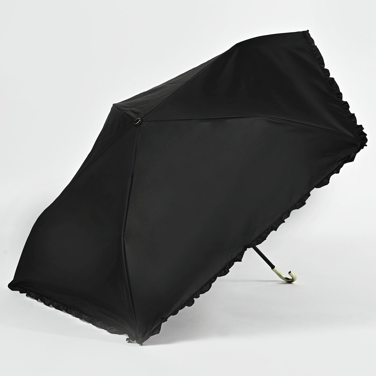 【CHARIS】 超軽量 UVガードフリルミニ傘 - 画像1