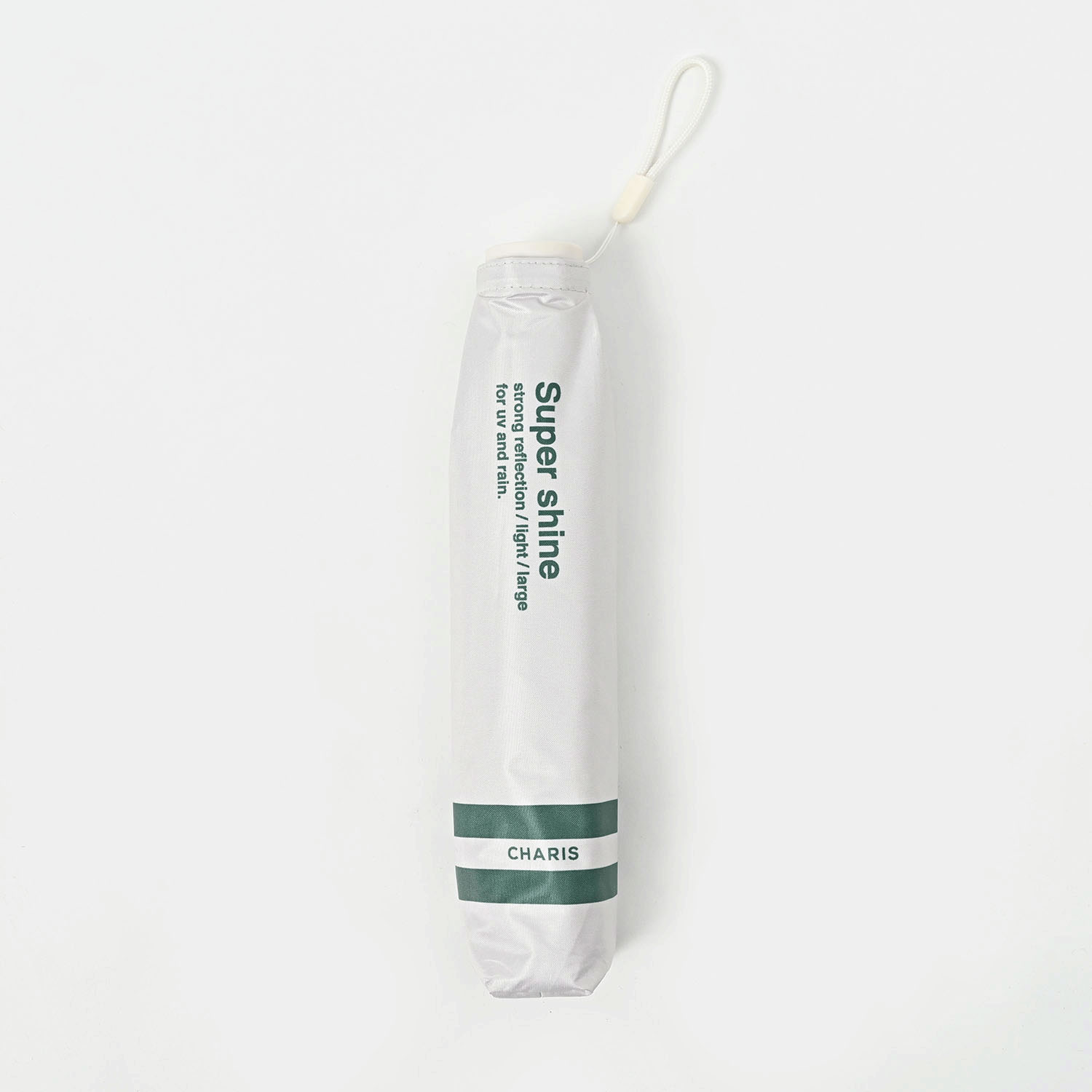 【CHARIS】スーパーシャイン プレッピーボーダー折傘 - 画像4