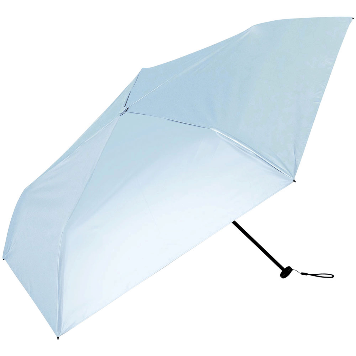 【because】スーパーライト／パールブ 晴雨兼用折傘 - 画像1