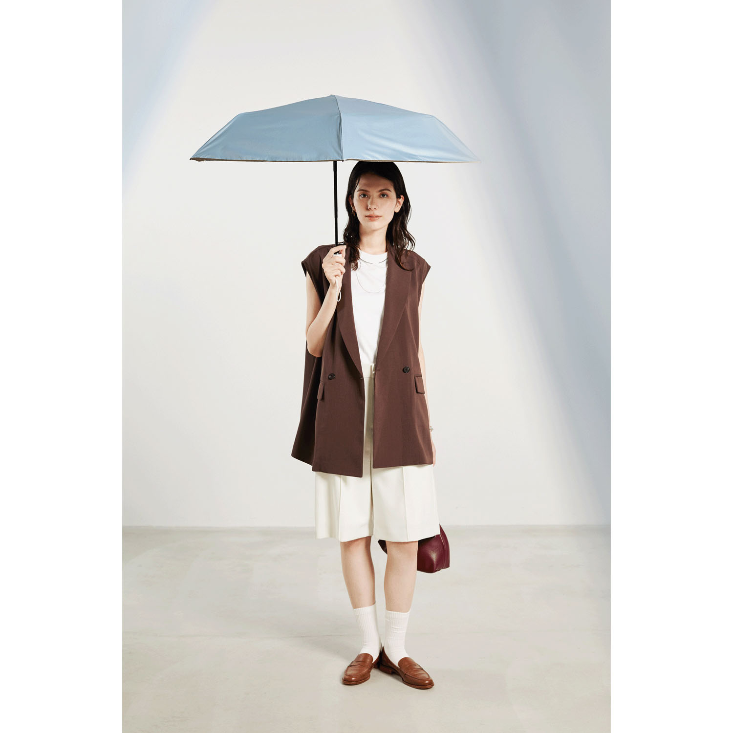 【water front】 カルオート晴雨兼用デュオトーン傘 - 画像11