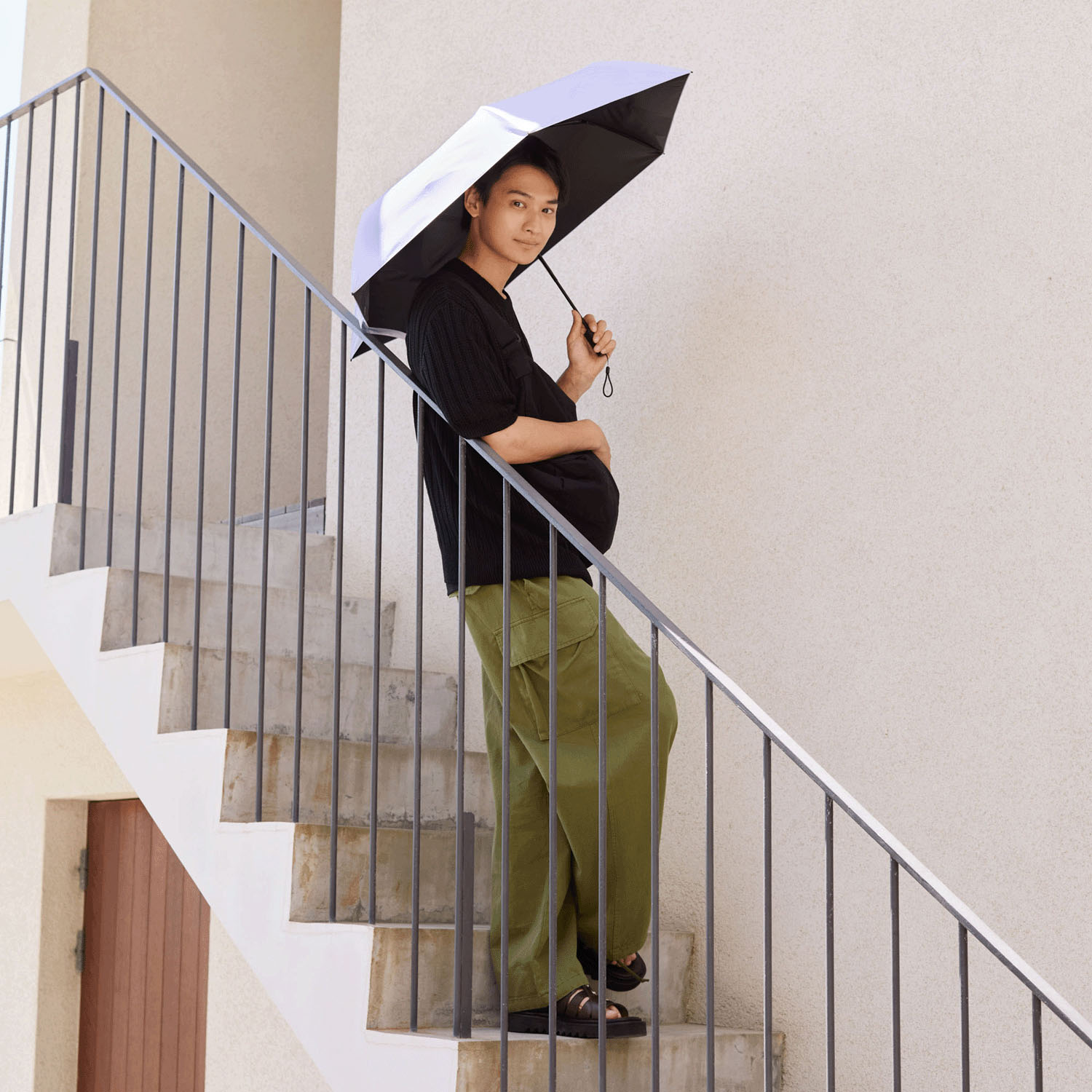 【water front】 クイックシャフト晴雨兼用自動開閉