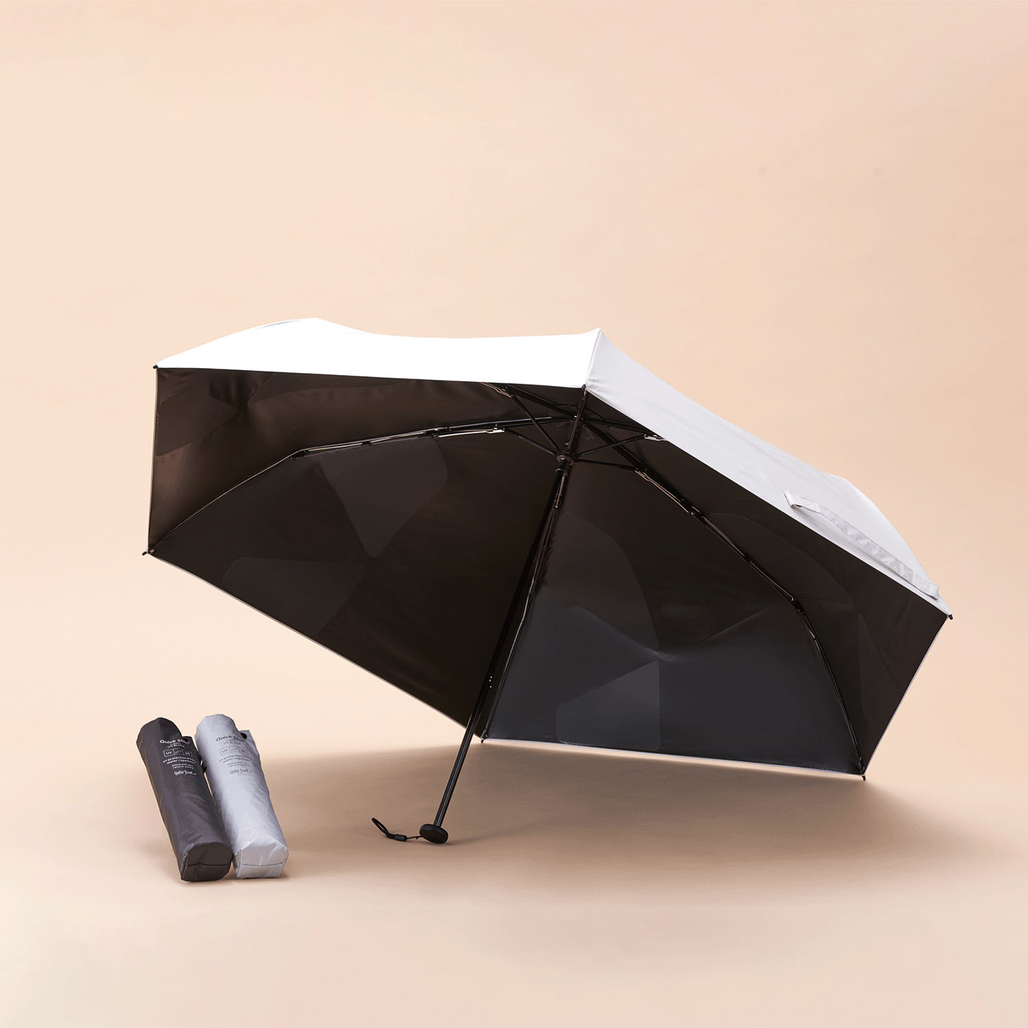 【water front】 クイックライト晴雨兼用折傘 - 画像1