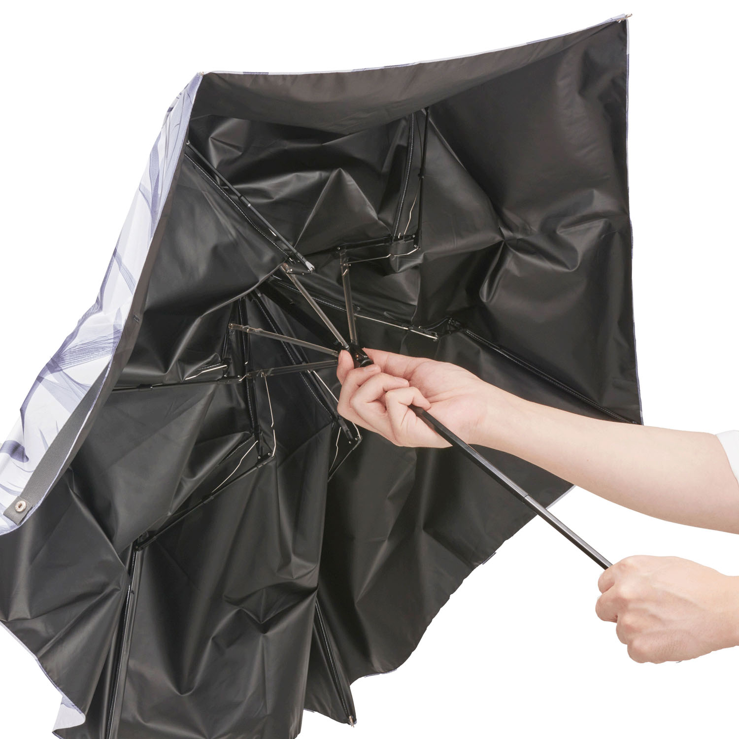 【water front】 メモリフ全天候折傘 - 画像3