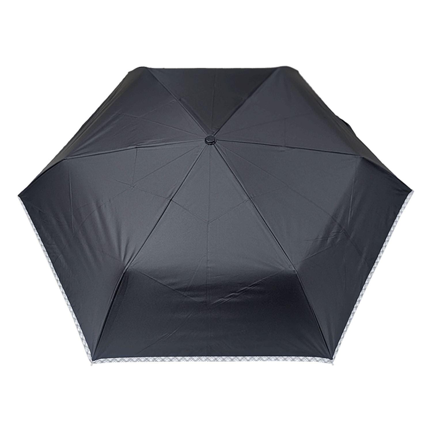 【RIC】 晴雨兼用転写パイピングチェック折傘 - 画像3