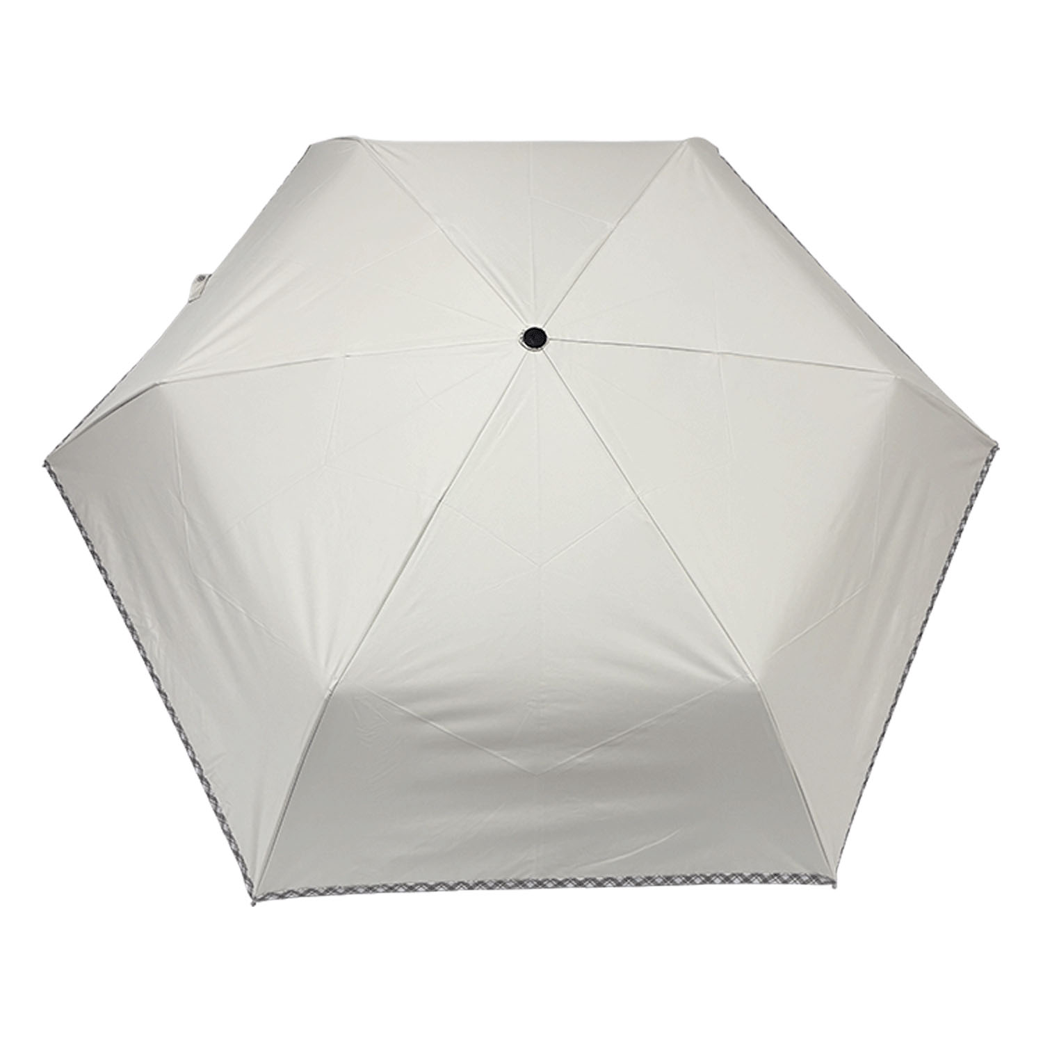 【RIC】 晴雨兼用転写パイピングチェック折傘 - 画像7