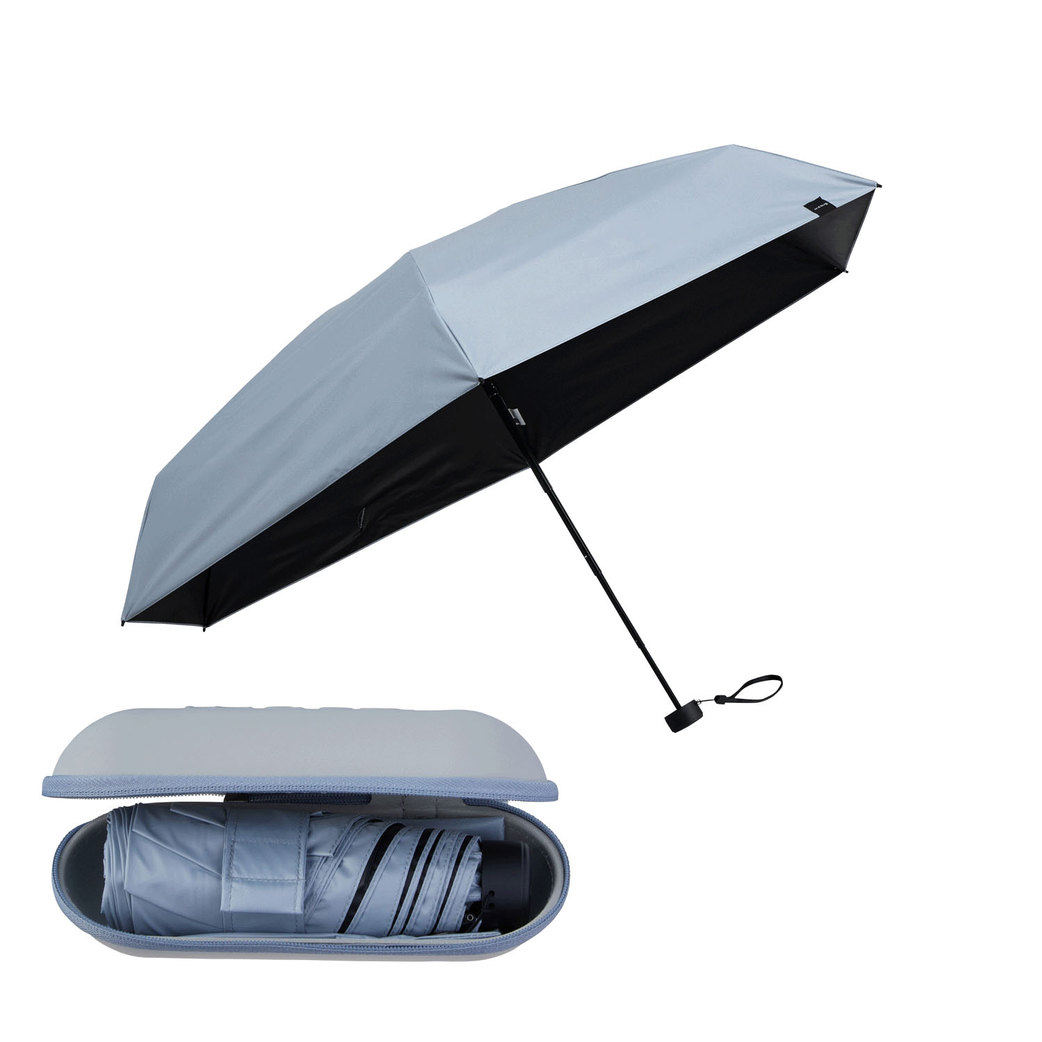 ケースIN オールウェザー2WAYミニ傘 - 画像1