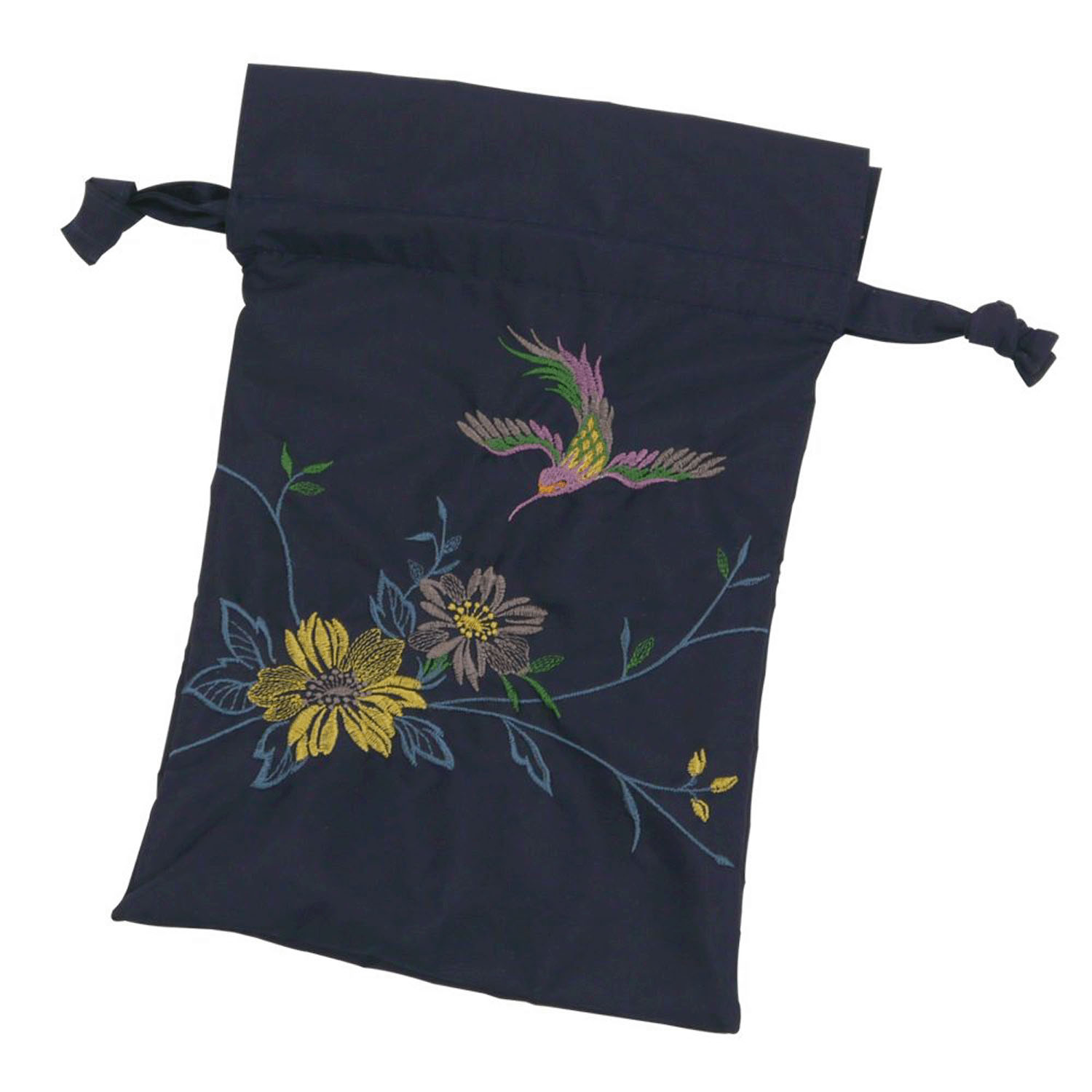 完全遮光 （晴雨兼用）女優日傘 「花鳥刺繍」ミニ折り畳み傘 - 画像21