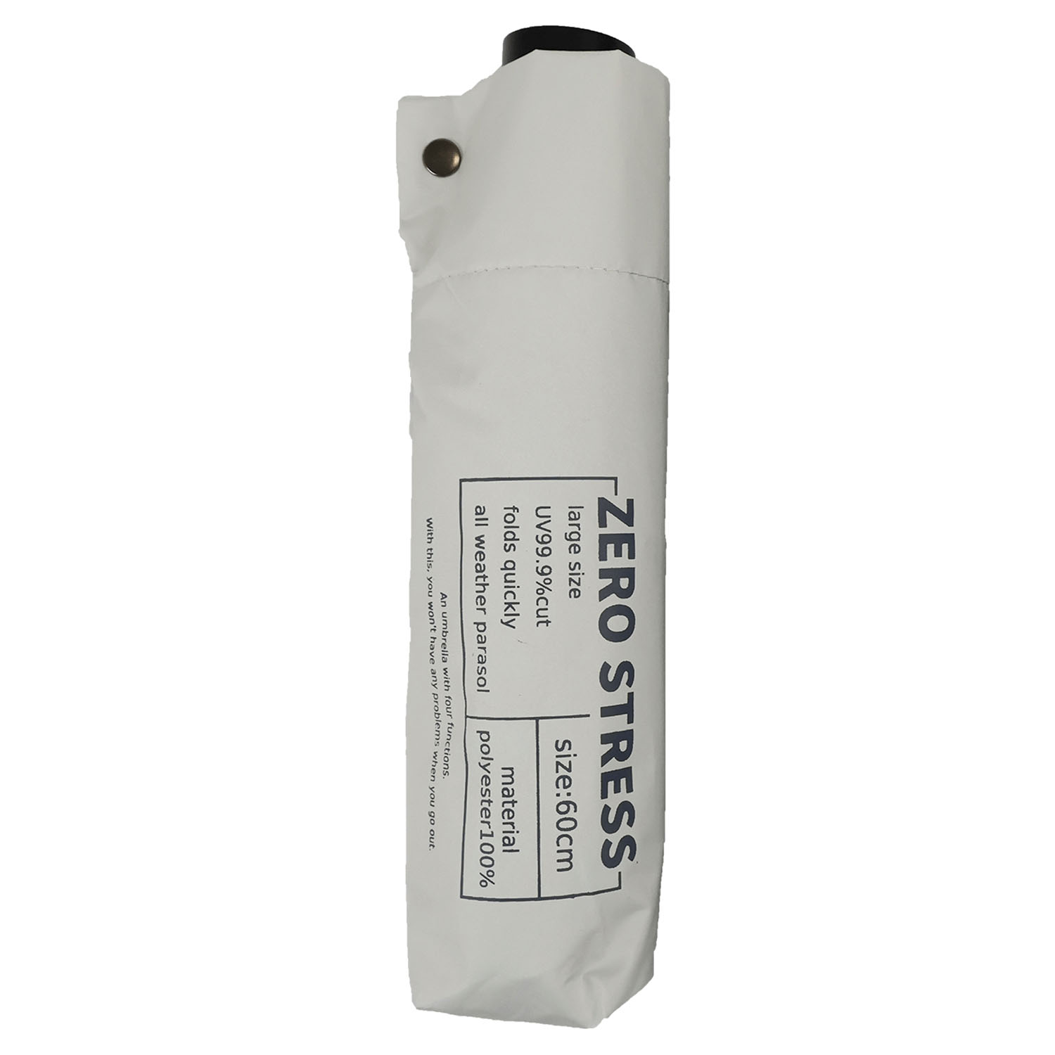 【形状記憶】 晴雨兼用ゼロストレス ラージサイズ折傘 - 画像7