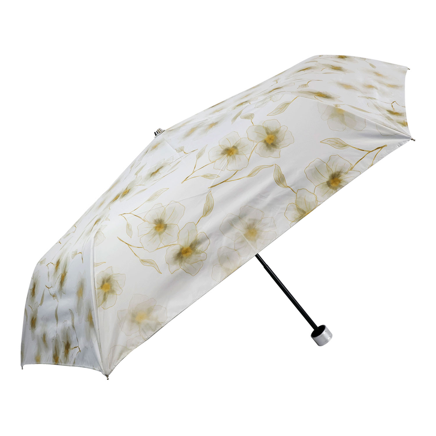 晴雨兼用フルールアクワレル折傘 - 画像2