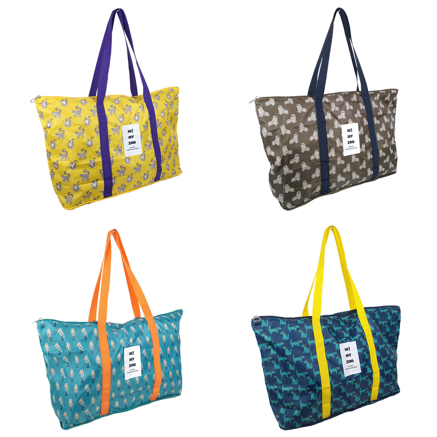 HI！MY ZOO パッカブルボストンバッグ - 画像1