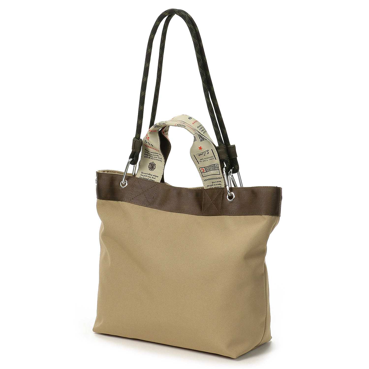 COOCO オリジナルテープ×ダブルハンドルトートバッグ - 画像2