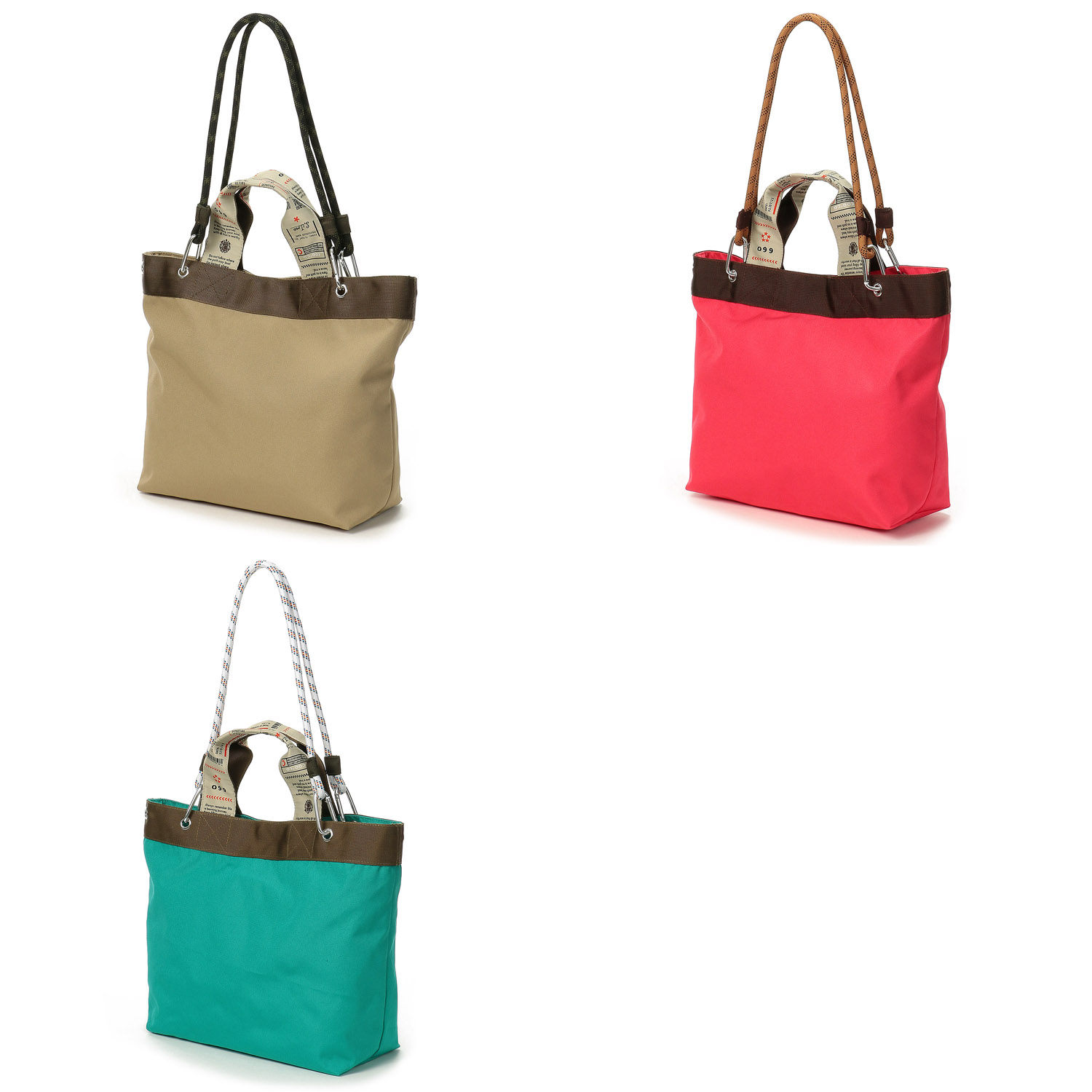 COOCO オリジナルテープ×ダブルハンドルトートバッグ