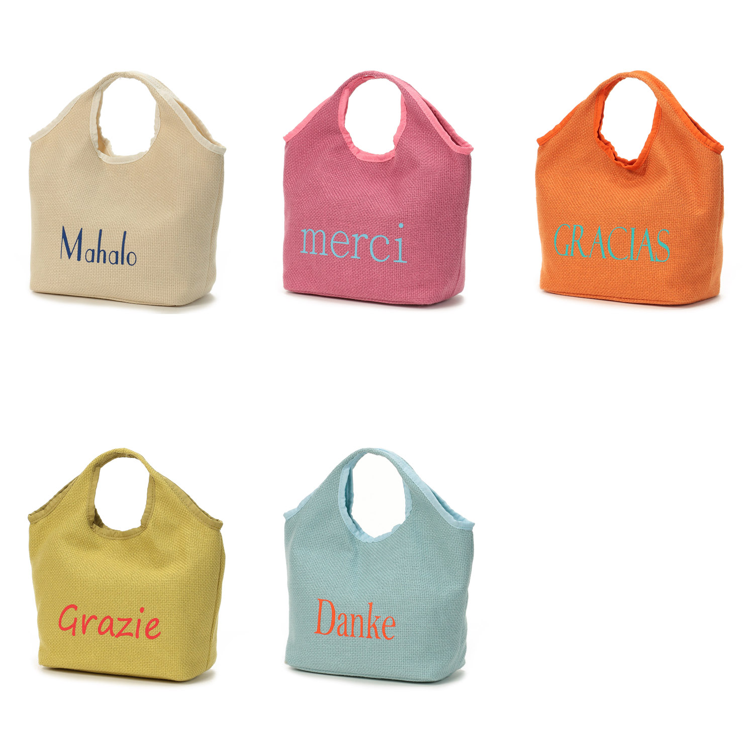 COOCO 世界のありがとうロゴプリントバッグ - 画像1