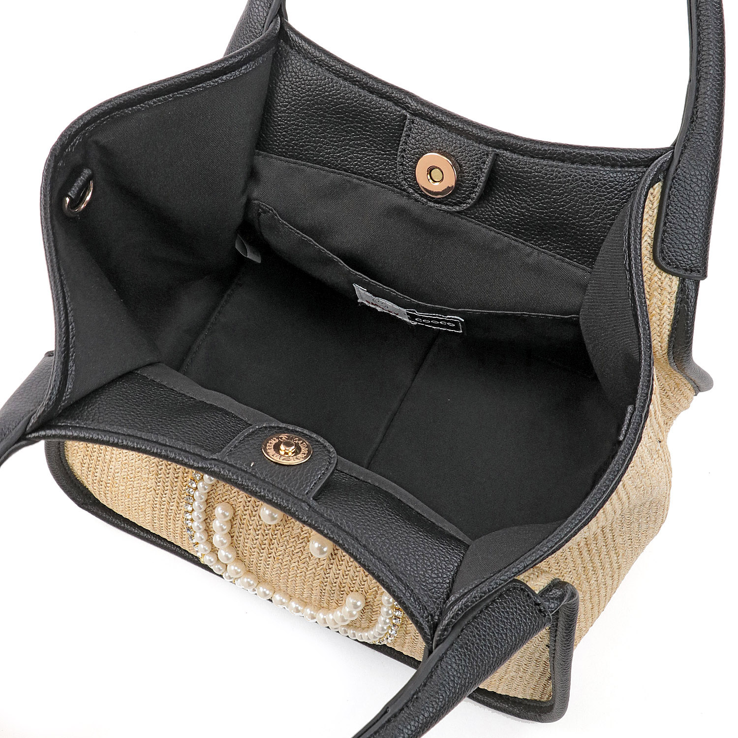 COOCO SMILEY パール刺繍シート2WAYトートバッグ - 画像6