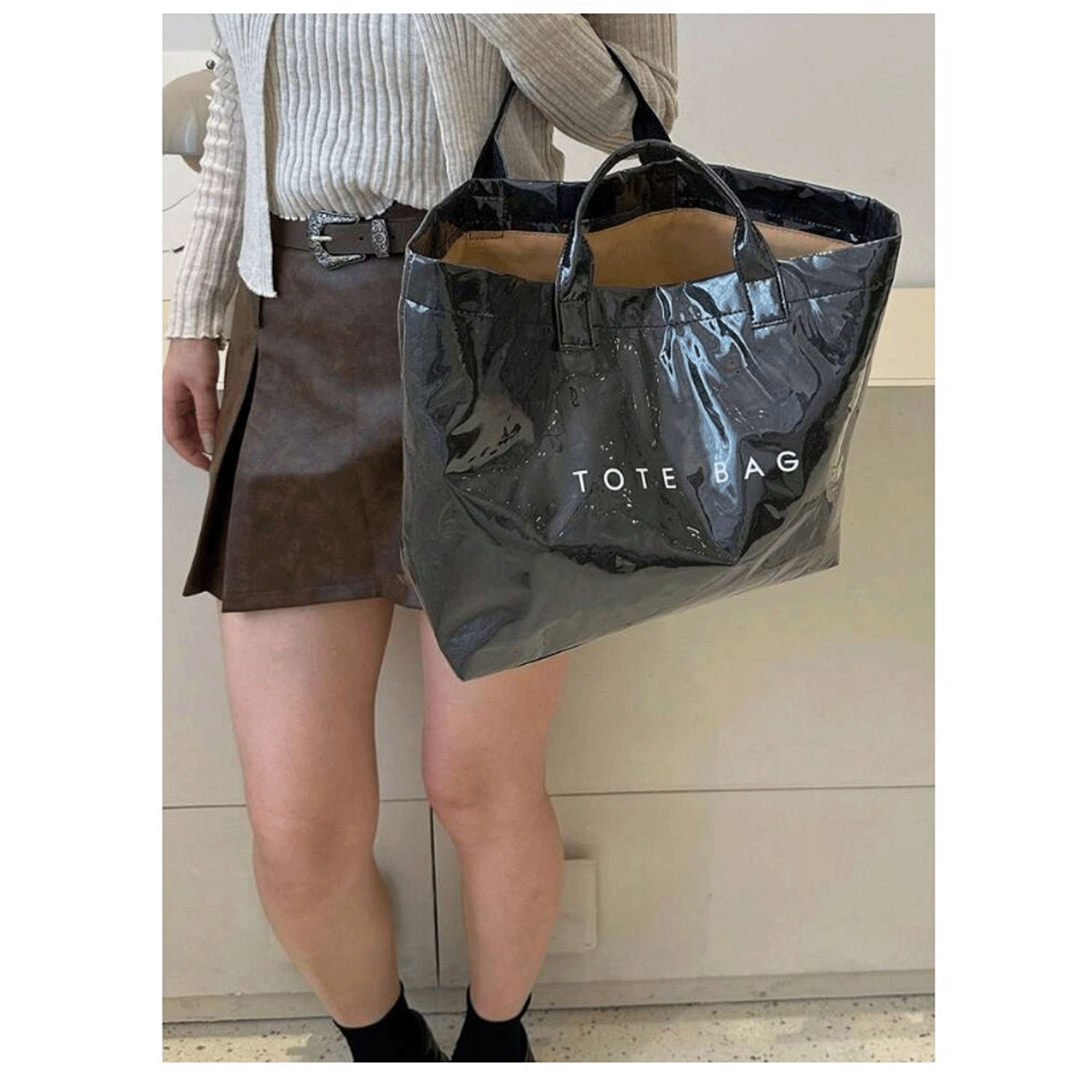 【新色入荷】PVCトートバッグ - 画像2