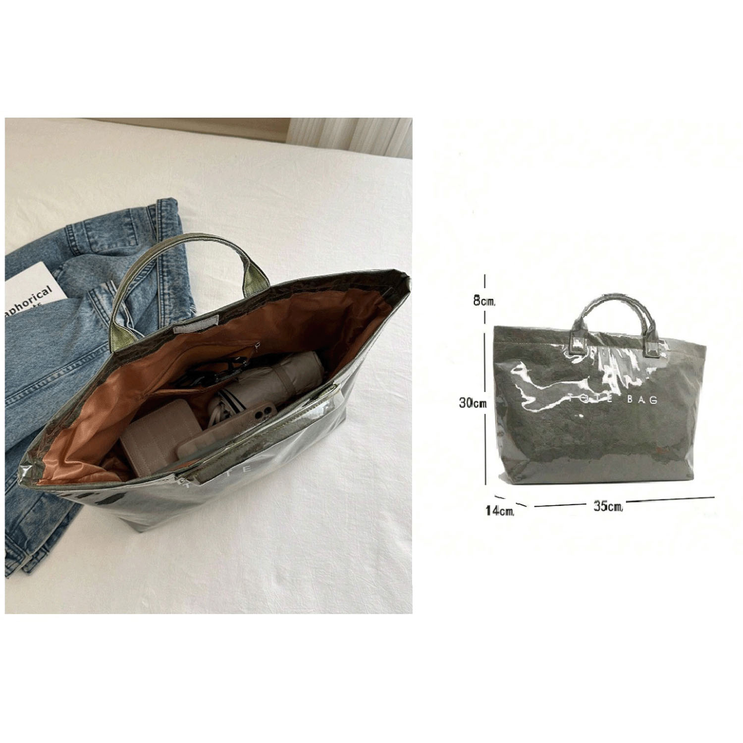 【新色入荷】PVCトートバッグ - 画像10