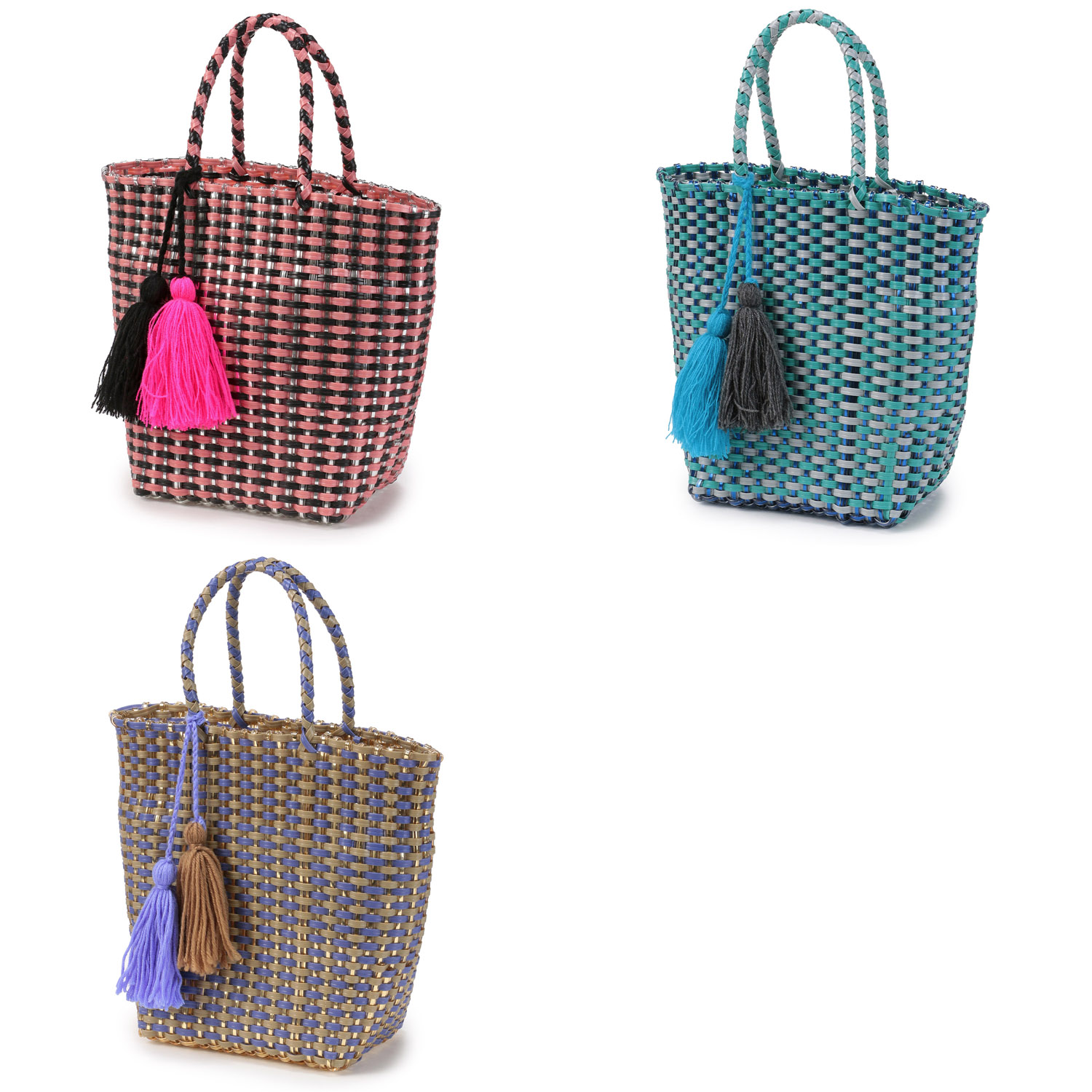 COOCO メッシュ編みミニトートバッグ - 画像1